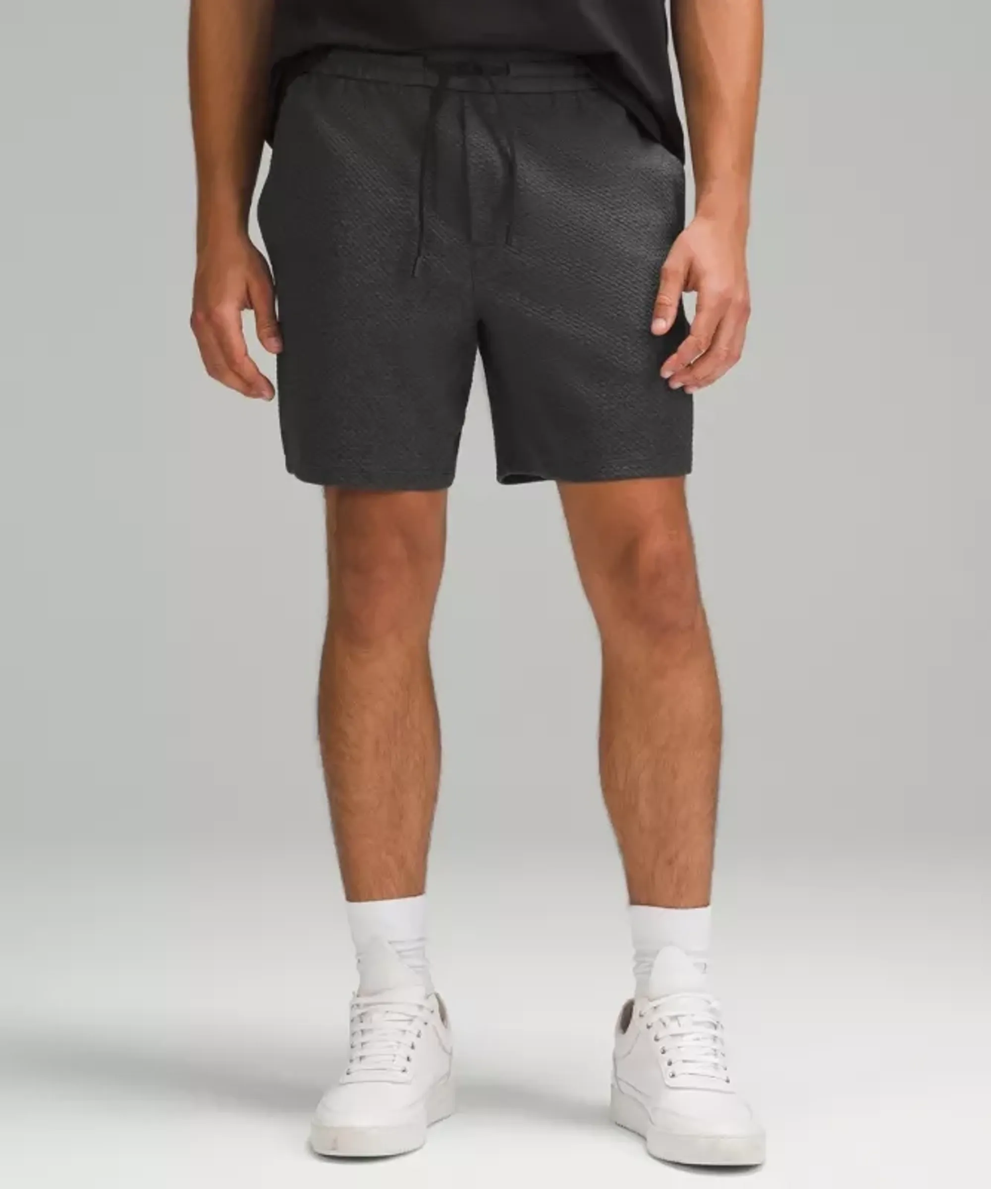 lululemon – Men's Ease The Day Short – 7" – Color Black/Grey – Size Small