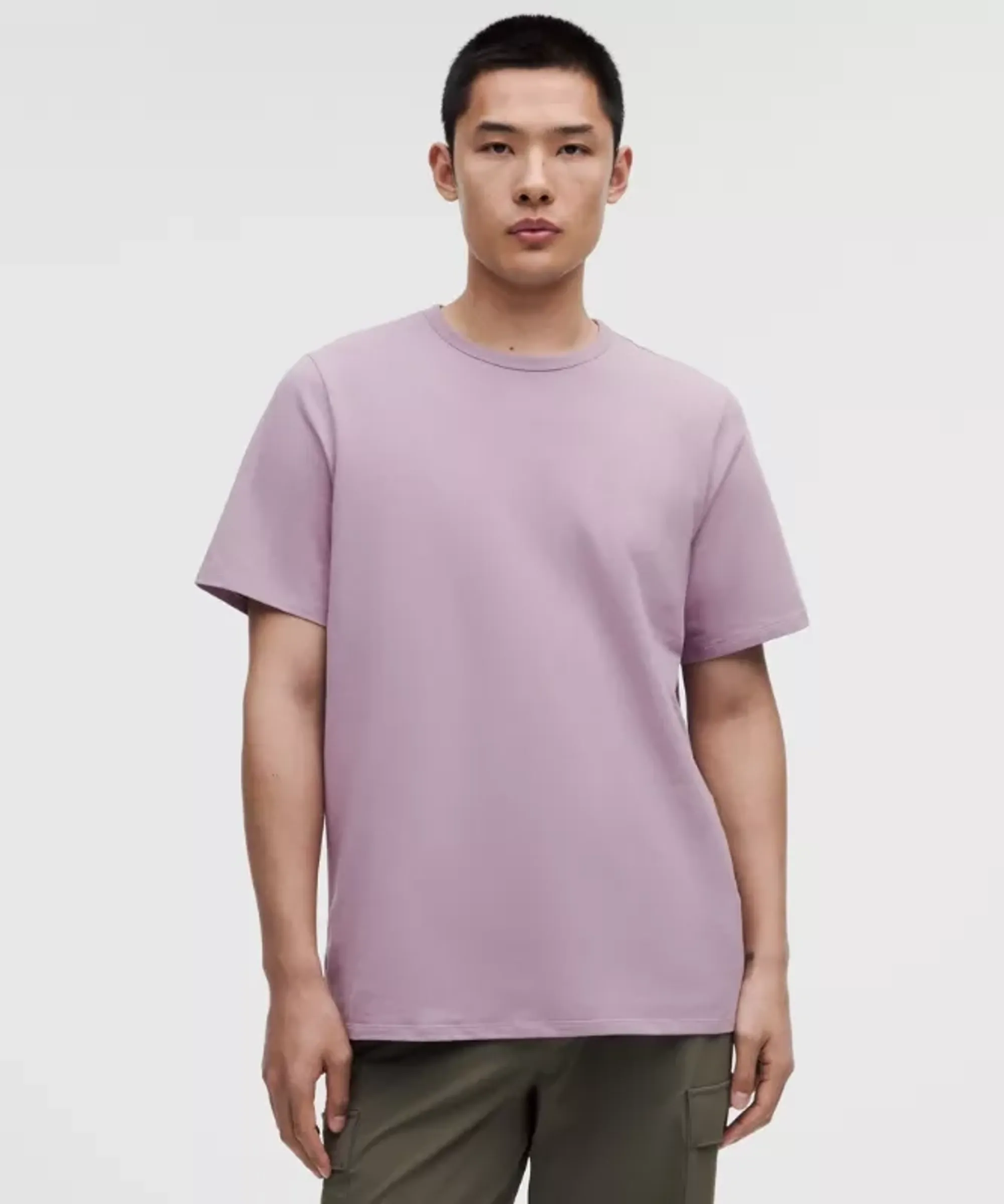 lululemon – Men's Organic Classic-Fit T-Shirt – Color Purple/Pastel – Size 2XL