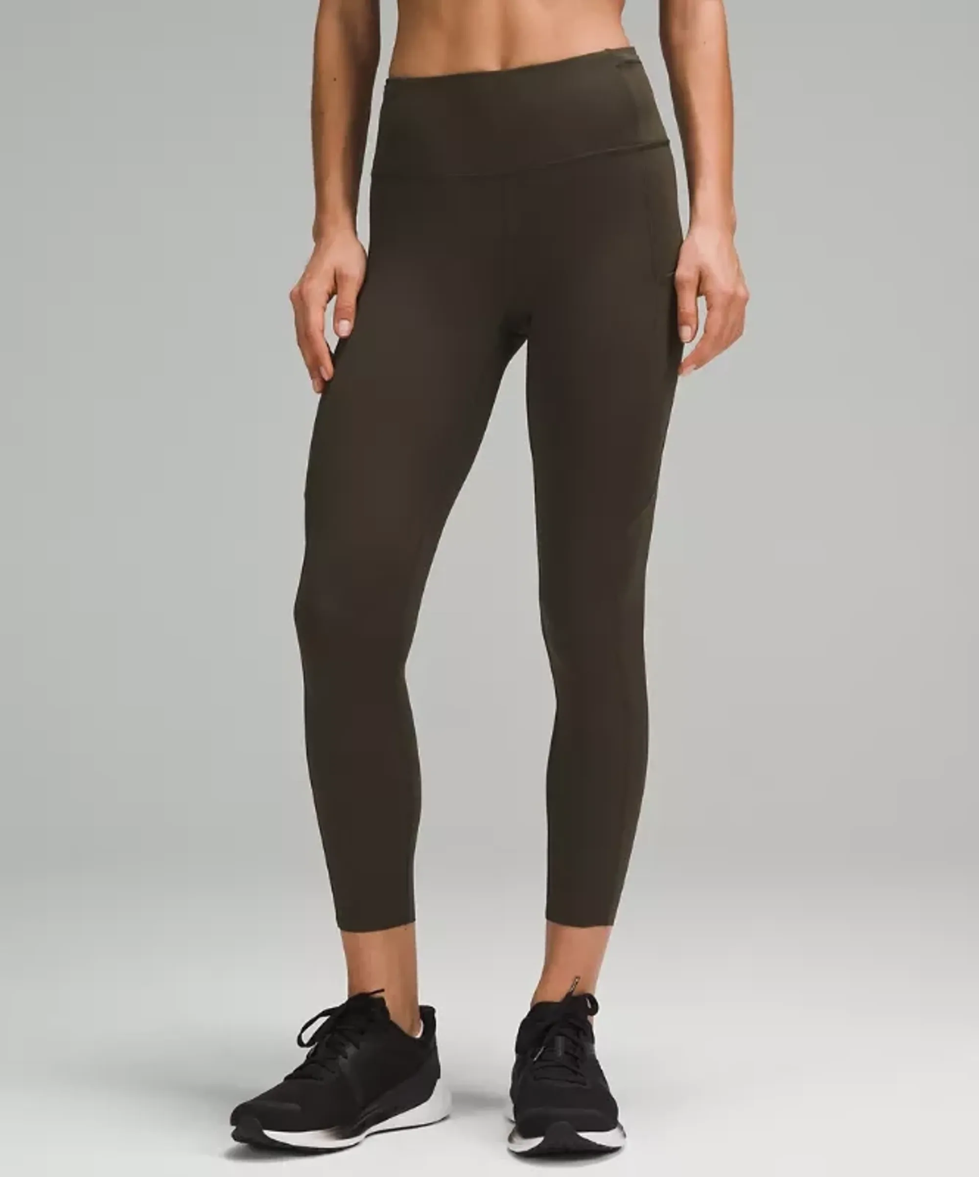 lululemon – Women's Fast and Free High-Rise Tight Leggings – 25" – Color Green – Size 14