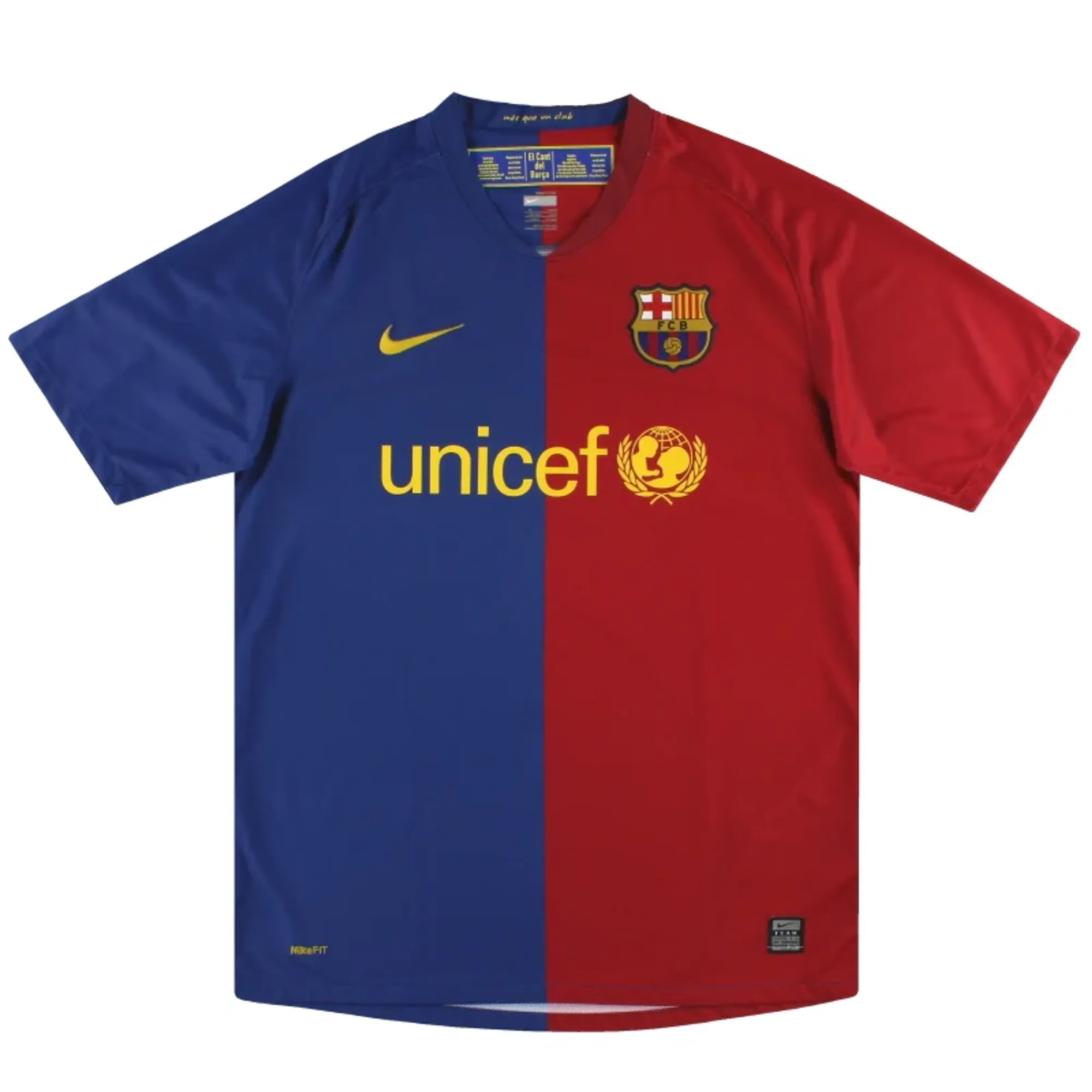 2008-09 Barcelona Nike Home Shirt *Mint* M - Barcelona / Mint 