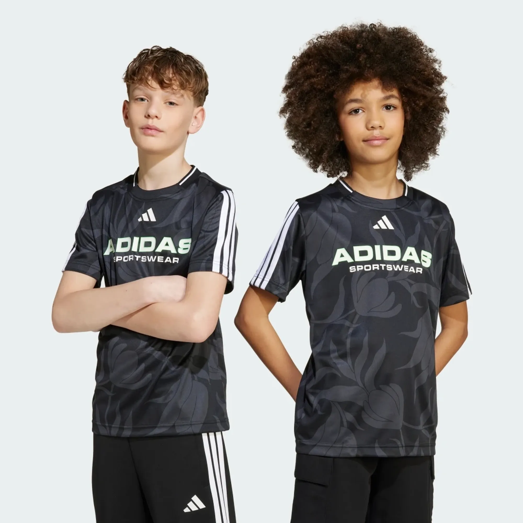 adidas House of Tiro Allover-Print T-Shirt Kids