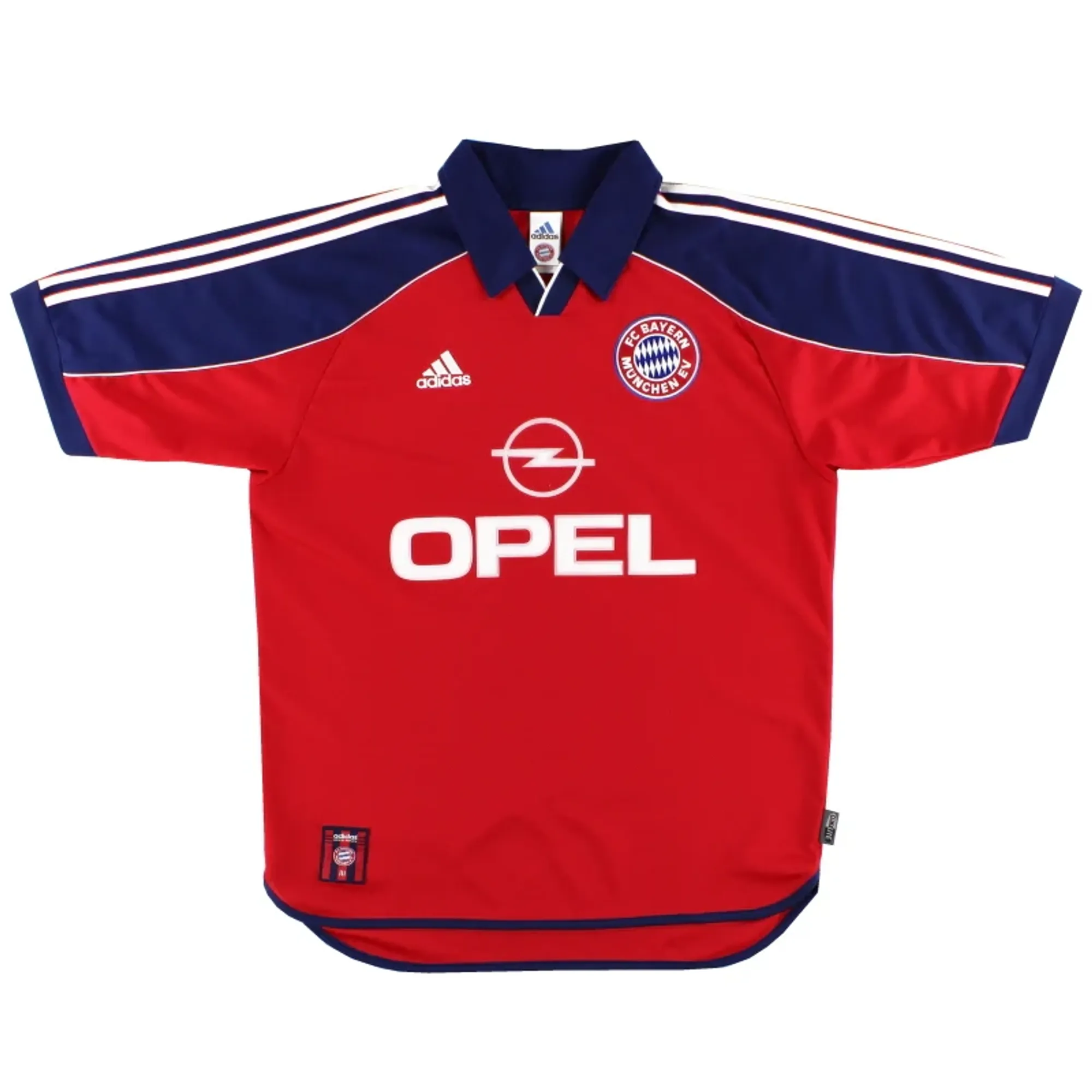 1999-01 Bayern Munich adidas Home Shirt M - Bayern Munich / Excellent 