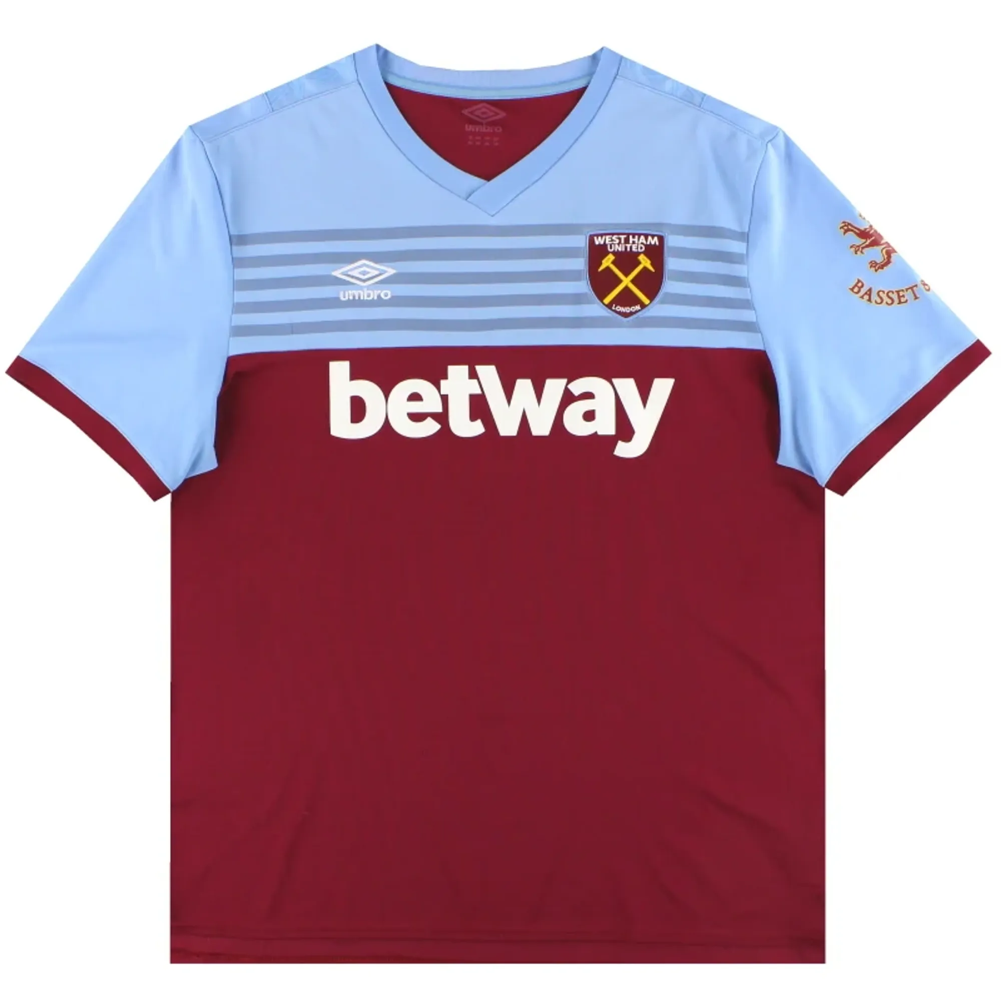 2019-20 West Ham Umbro Home Shirt *Mint* M - West Ham / Excellent 