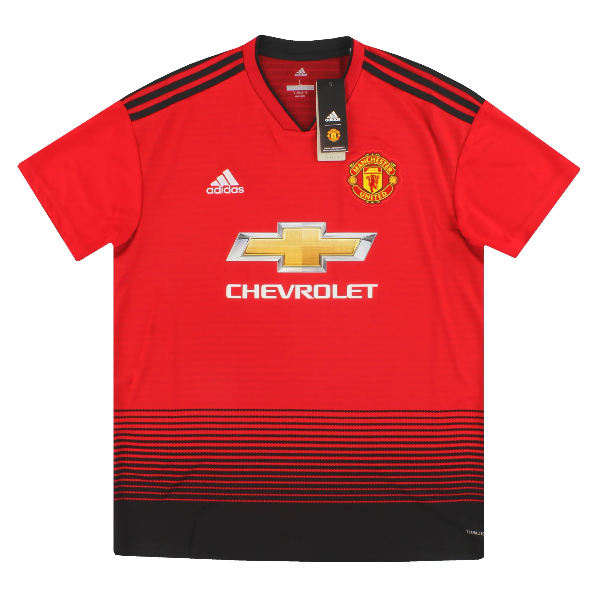 2018-19 Manchester United adidas Home Shirt L - Manchester United / w/tags 