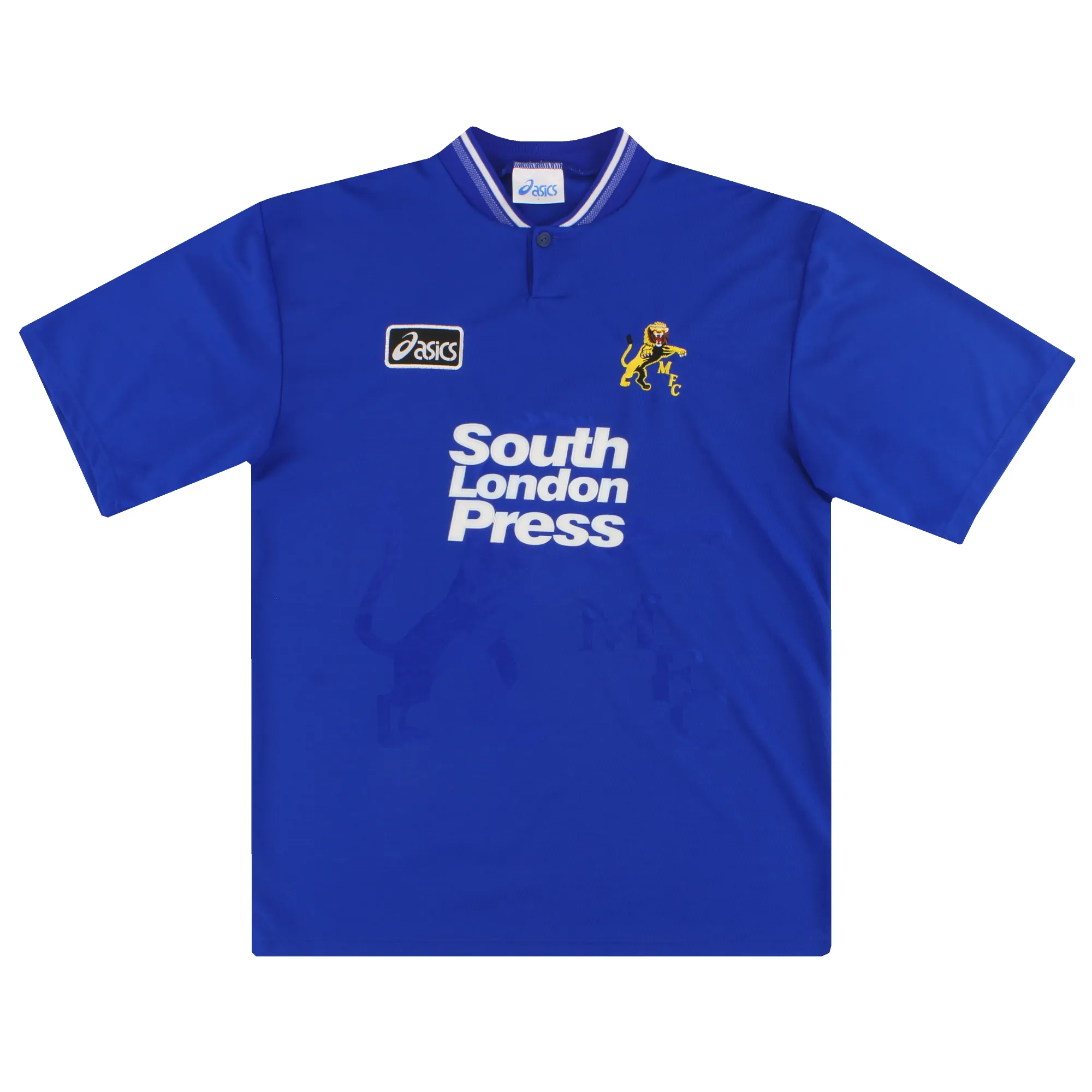 1996-97 Millwall Asics Home Shirt *Mint* L - Millwall / Mint 