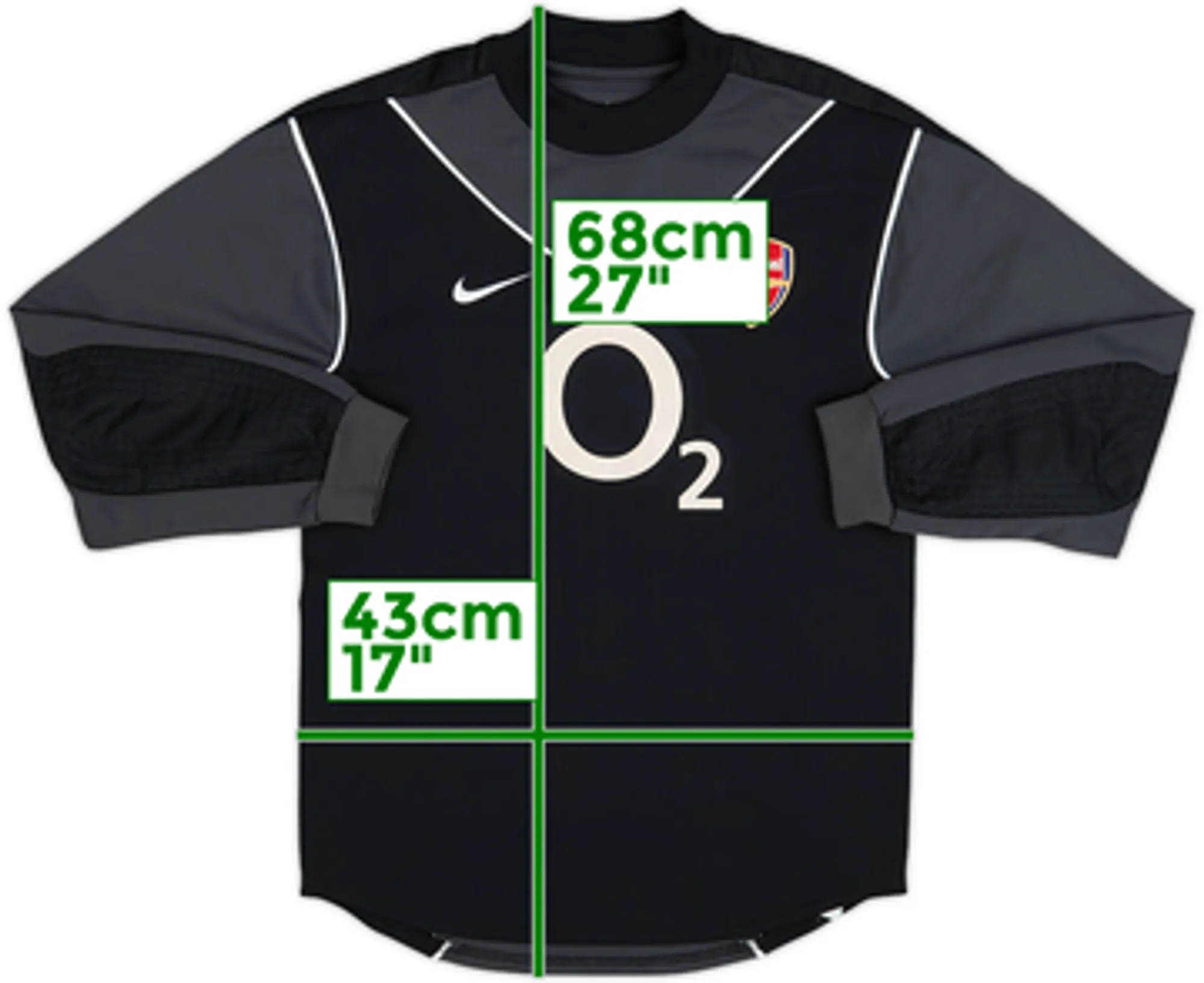 2003-04 Arsenal GK Shirt - 8/10 - (M.Boys)