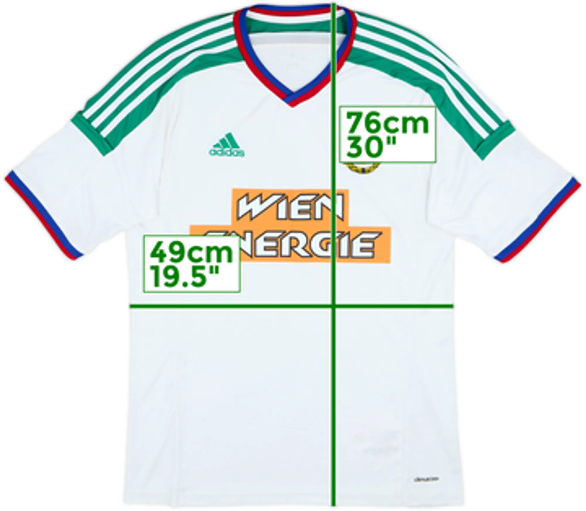 2014-16 Rapid Vienna Away Shirt - 7/10 - (L)