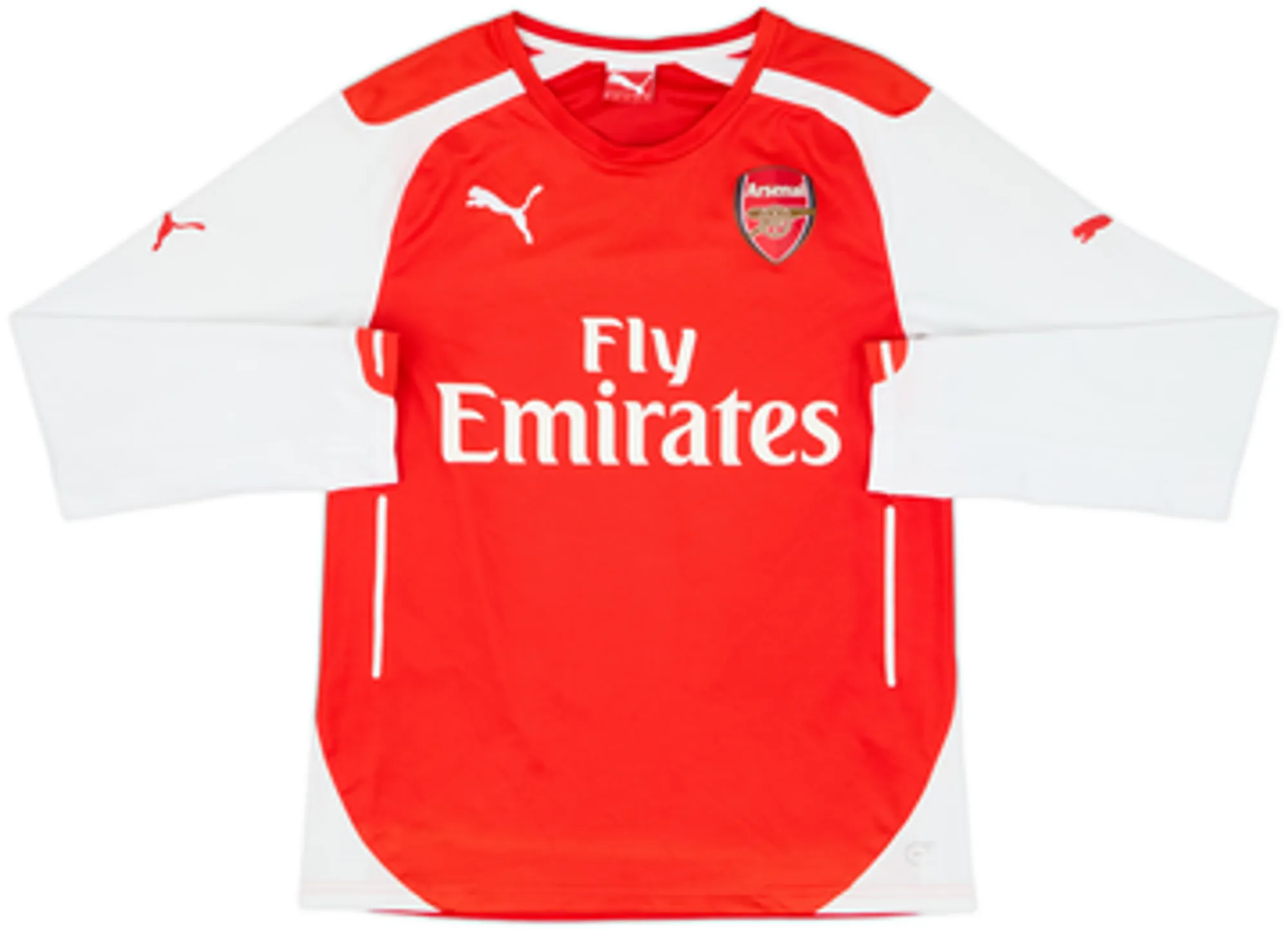 2014-15 Arsenal Home L/S Shirt S.Cazorla #19 - 8/10 - (S)