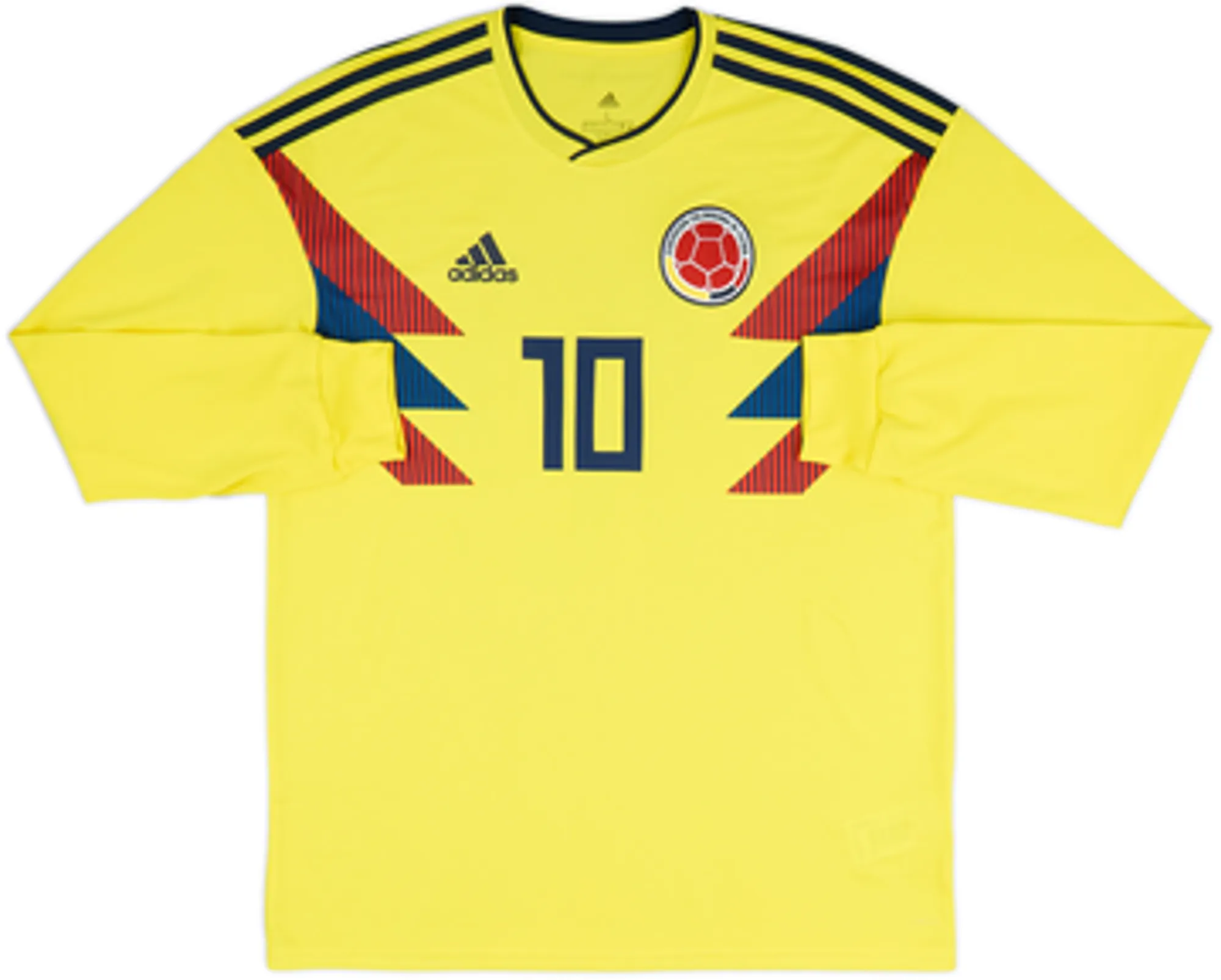 2018-19 Colombia Home L/S Shirt James #10EL