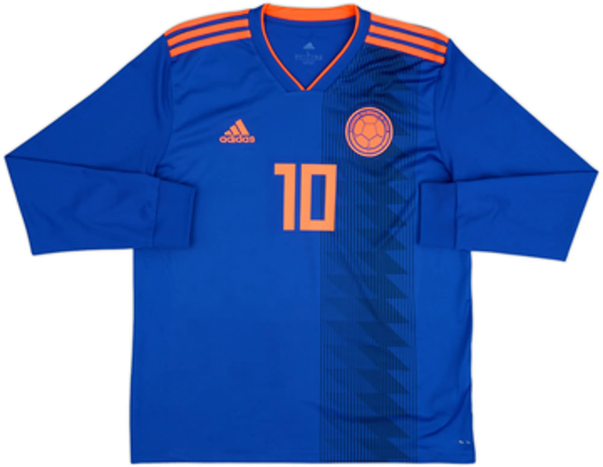 2018-19 Colombia Away L/S Shirt James #10 - 9/10 - (L)