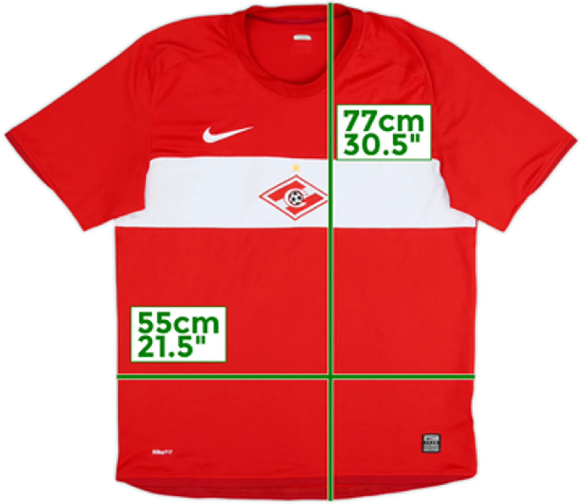 2011-12 Spartak Moscow Home Shirt - 8/10 - (L)
