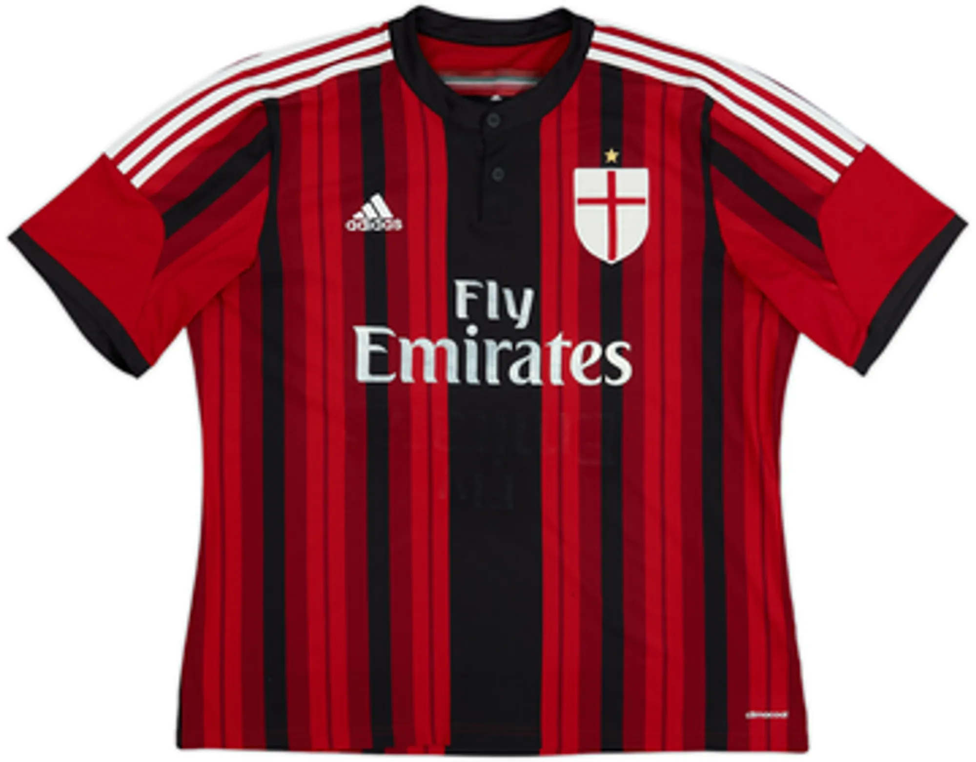 2014-15 AC Milan Home Shirt Balotelli #23 - 4/10 - (XL)