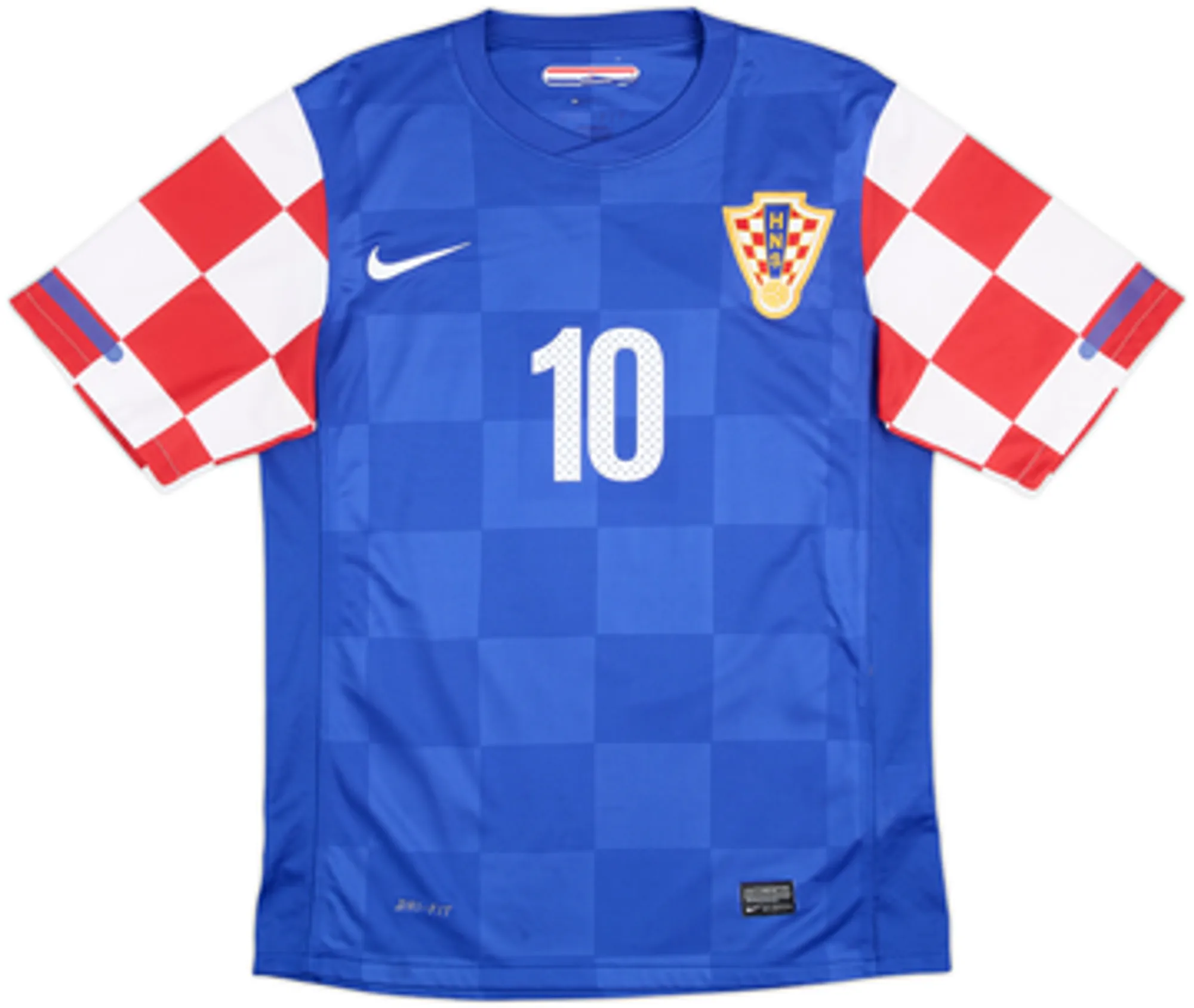 2010-12 Croatia Away Shirt Modric #10 - 8/10 - (M)