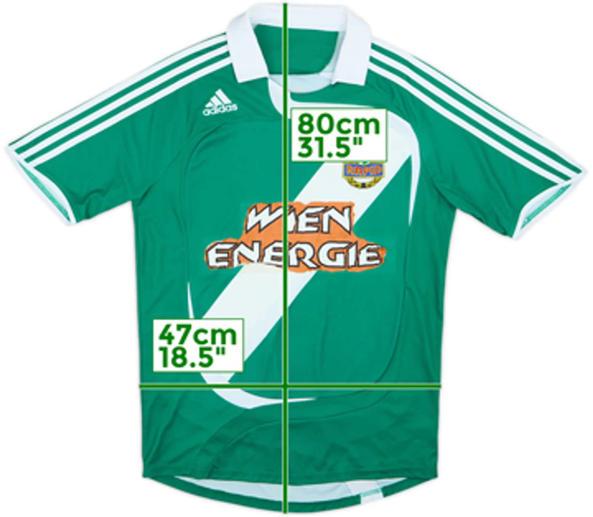 2007-08 Rapid Vienna Home Shirt - 5/10 - (S)