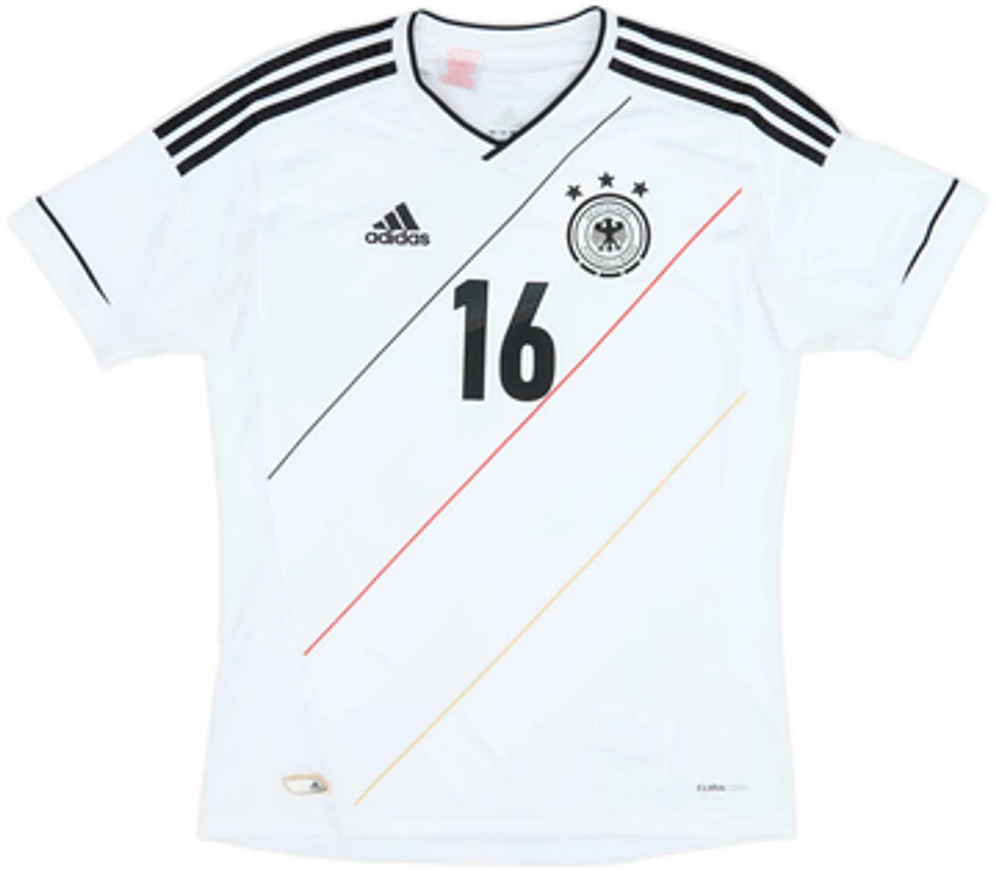 2012-13 Germany Home Shirt Lahm #16 - 6/10 - (XL.Boys)