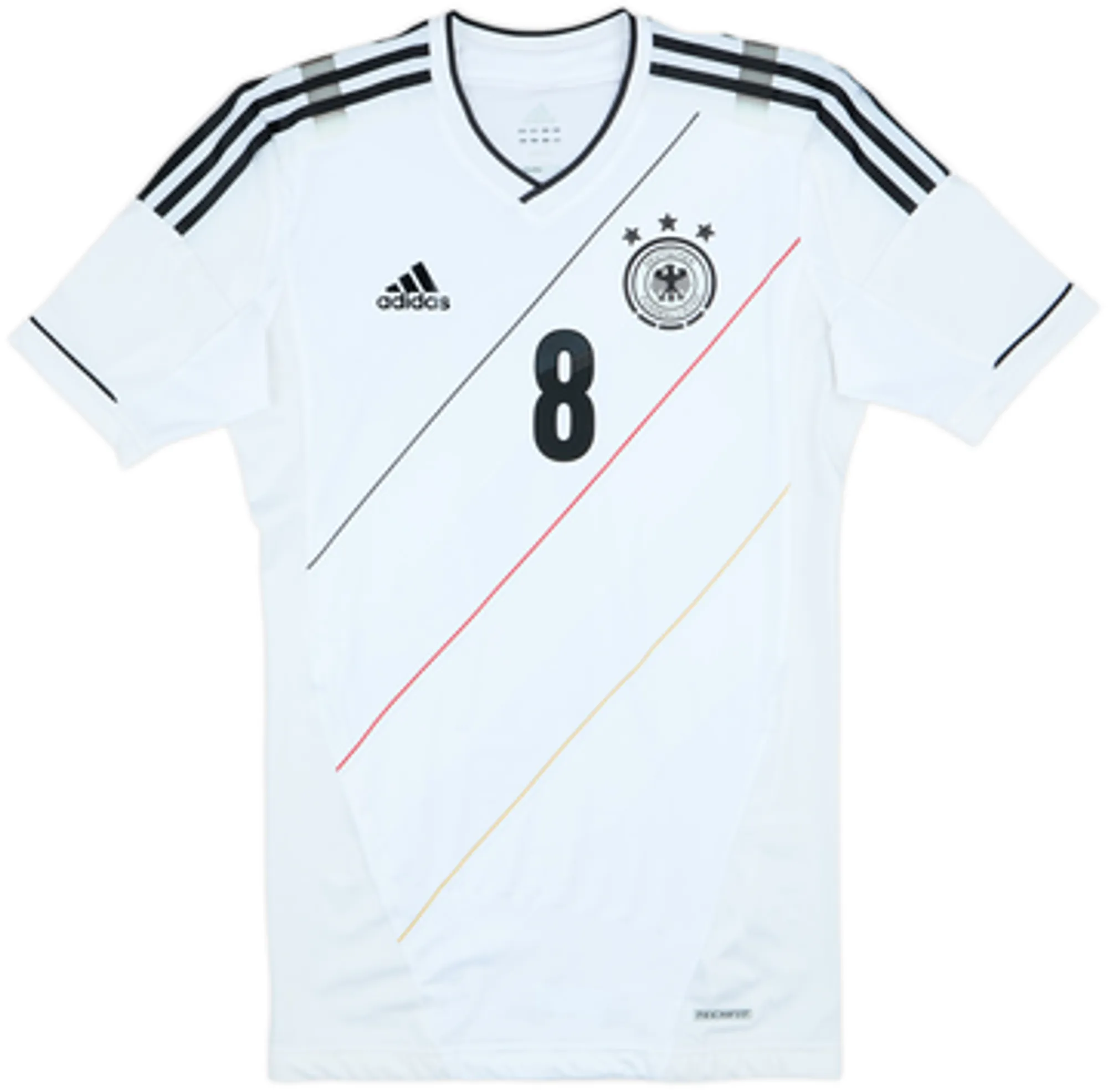 2012-13 Germany Player Issue Techfit Home Shirt Ozil #8 - 5/10 - (L)