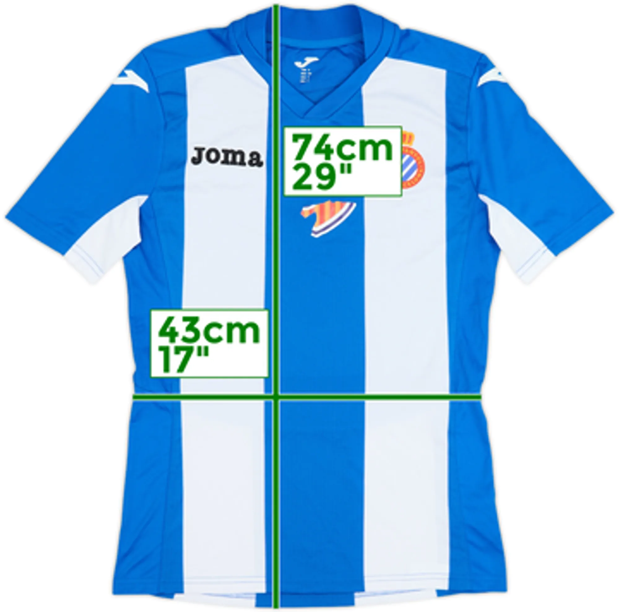 2015-16 Espanyol Basic Home Shirt - 4/10 - (S)