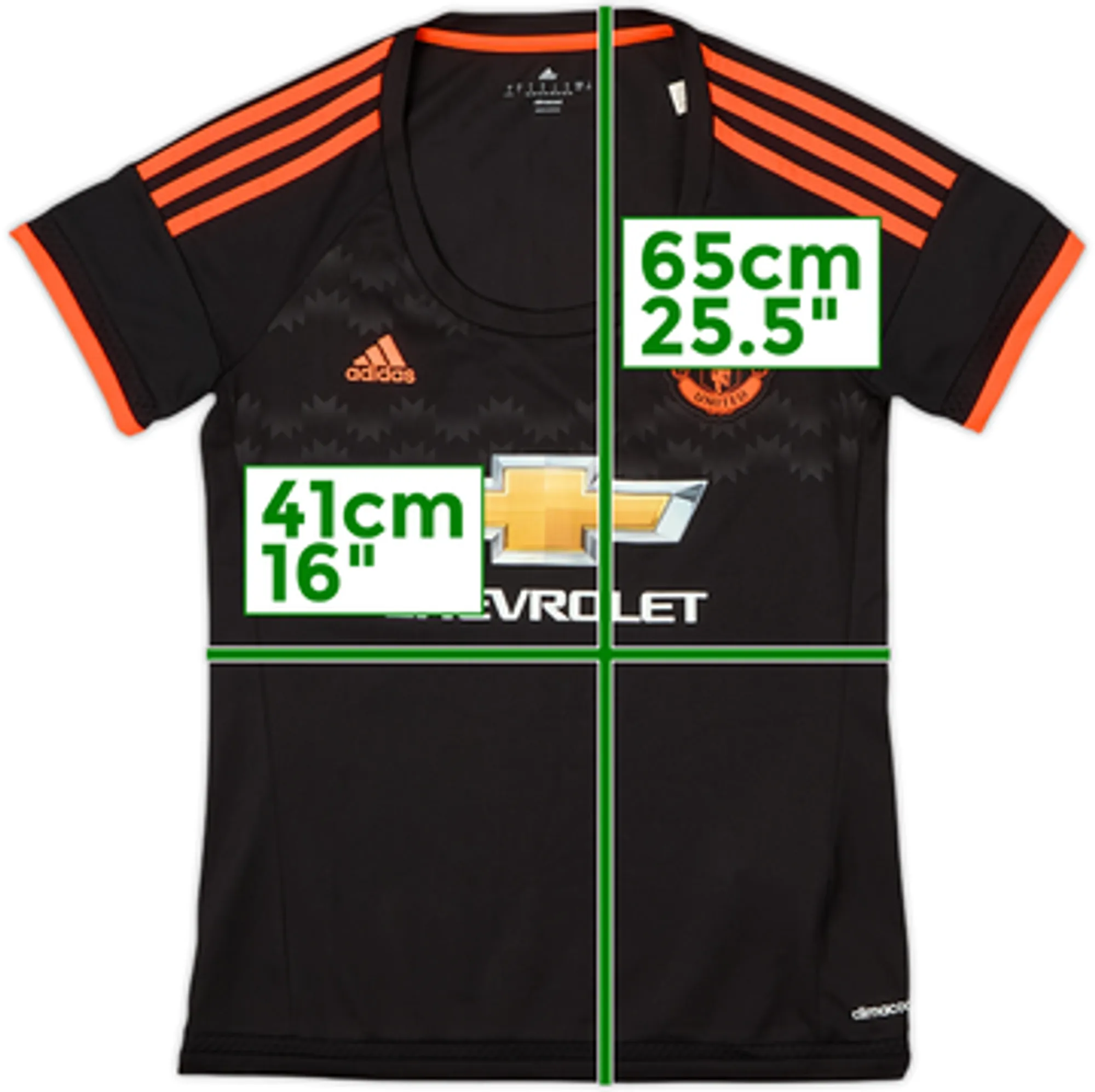 2015-16 Manchester United Third Shirt - 10/10 - (Women's S)