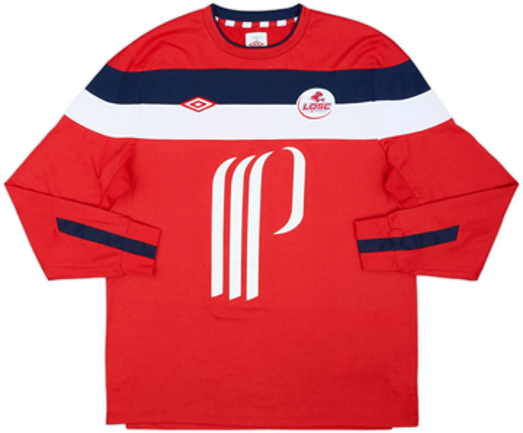 2011-12 Lille Home L/S Shirt Hazard #10 - 8/10 - (L)