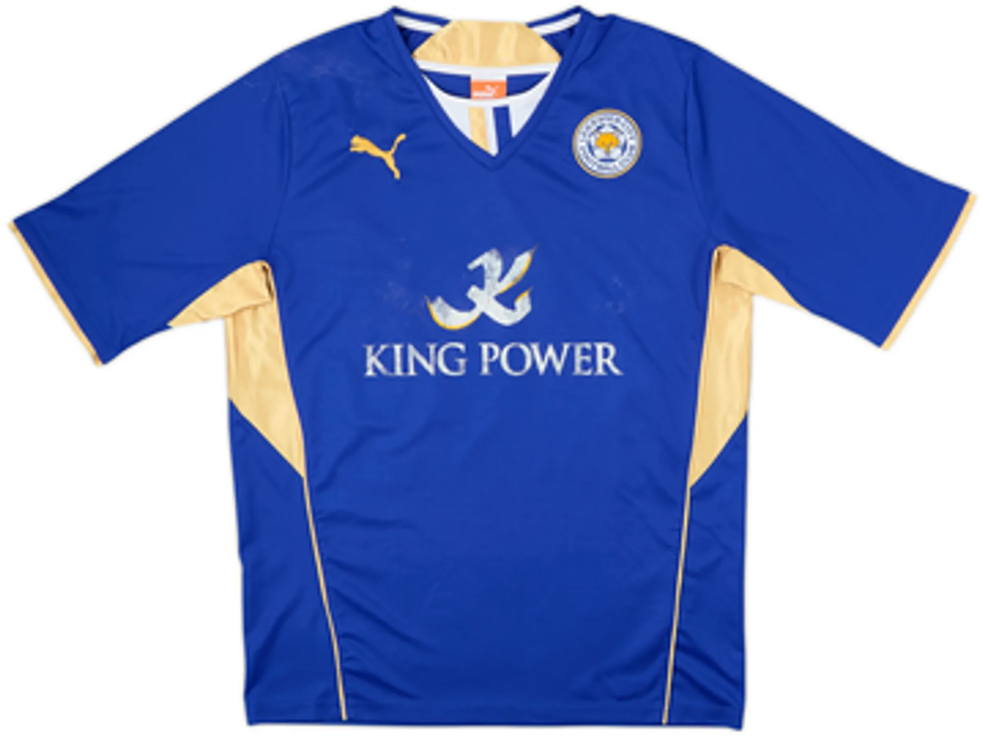 2013-14 Leicester Home Shirt Knockaert #24 - 4/10 - (L)