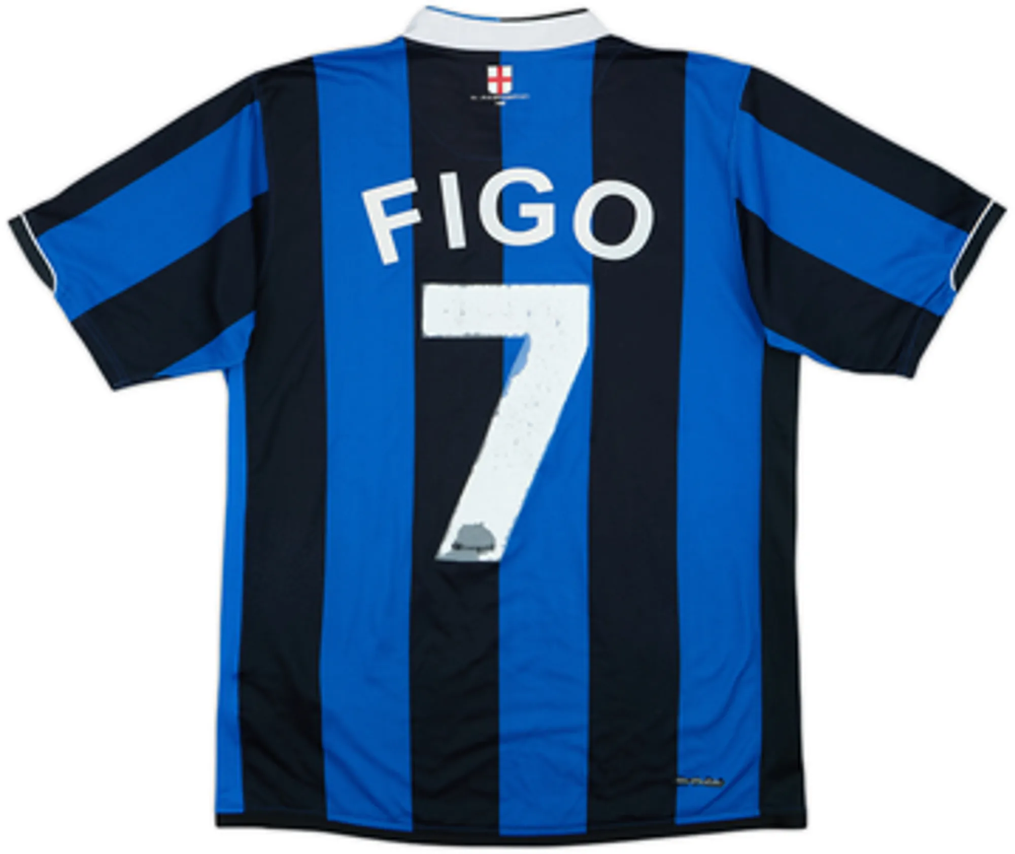 2006-07 Inter Milan Home Shirt Figo #7 - 5/10 - (M)