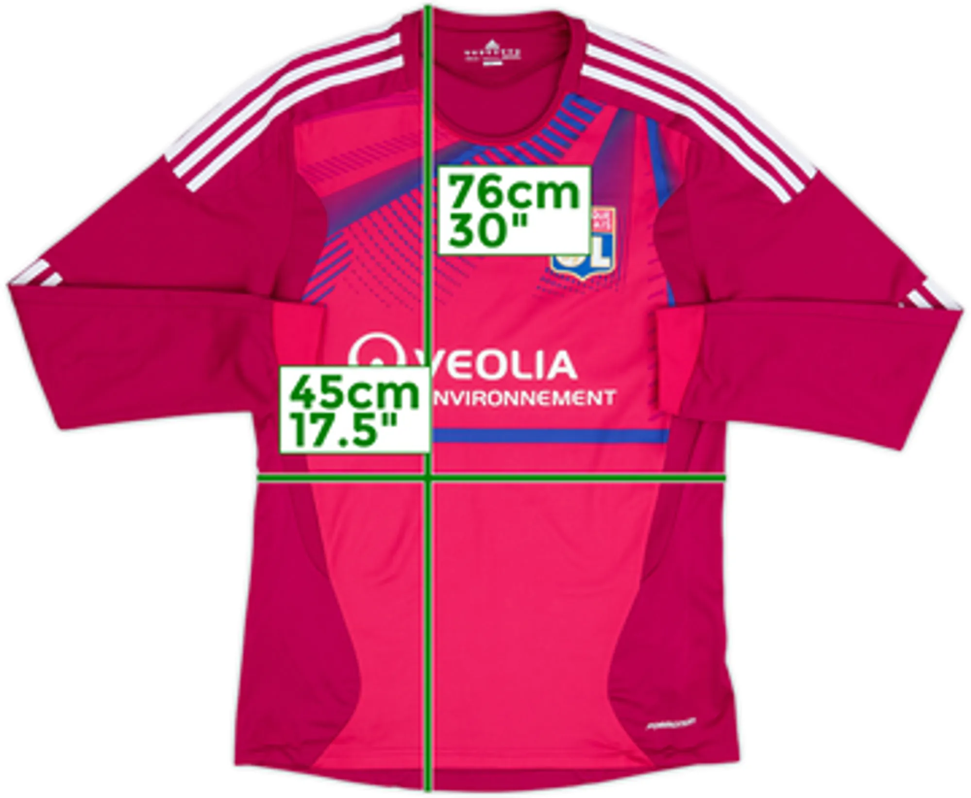 2011-12 Lyon Authentic L/S Third Shirt - 8/10 - (M)