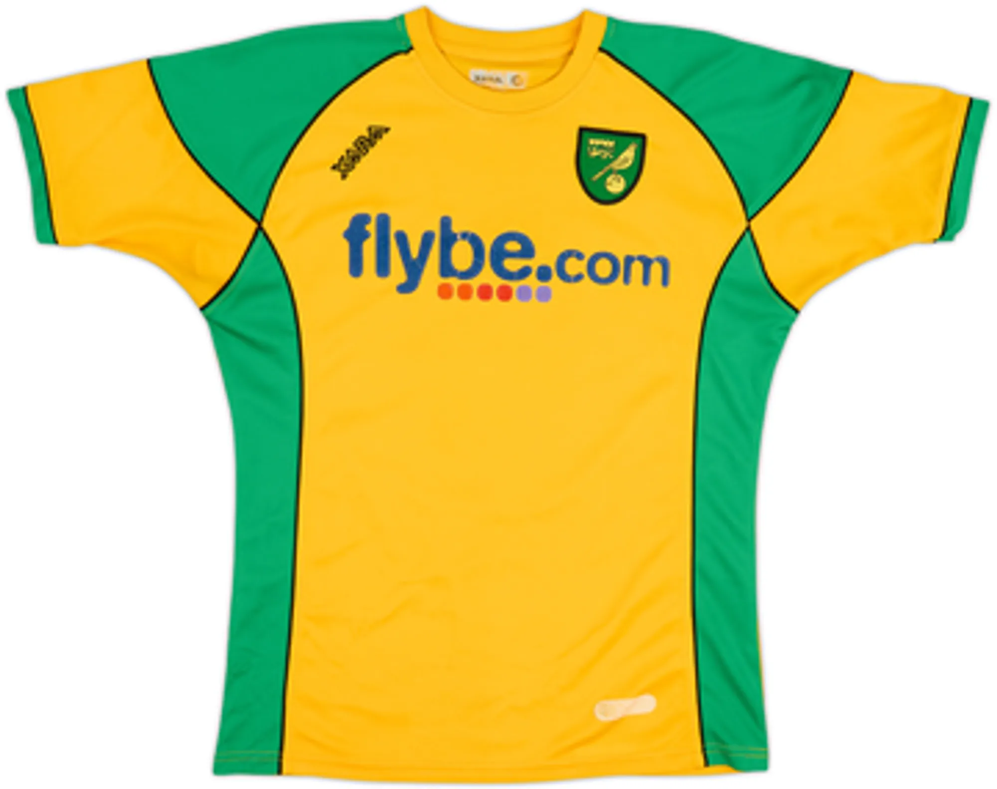 2006-08 Norwich Home Shirt Huckerby #6 - 6/10 - (S)