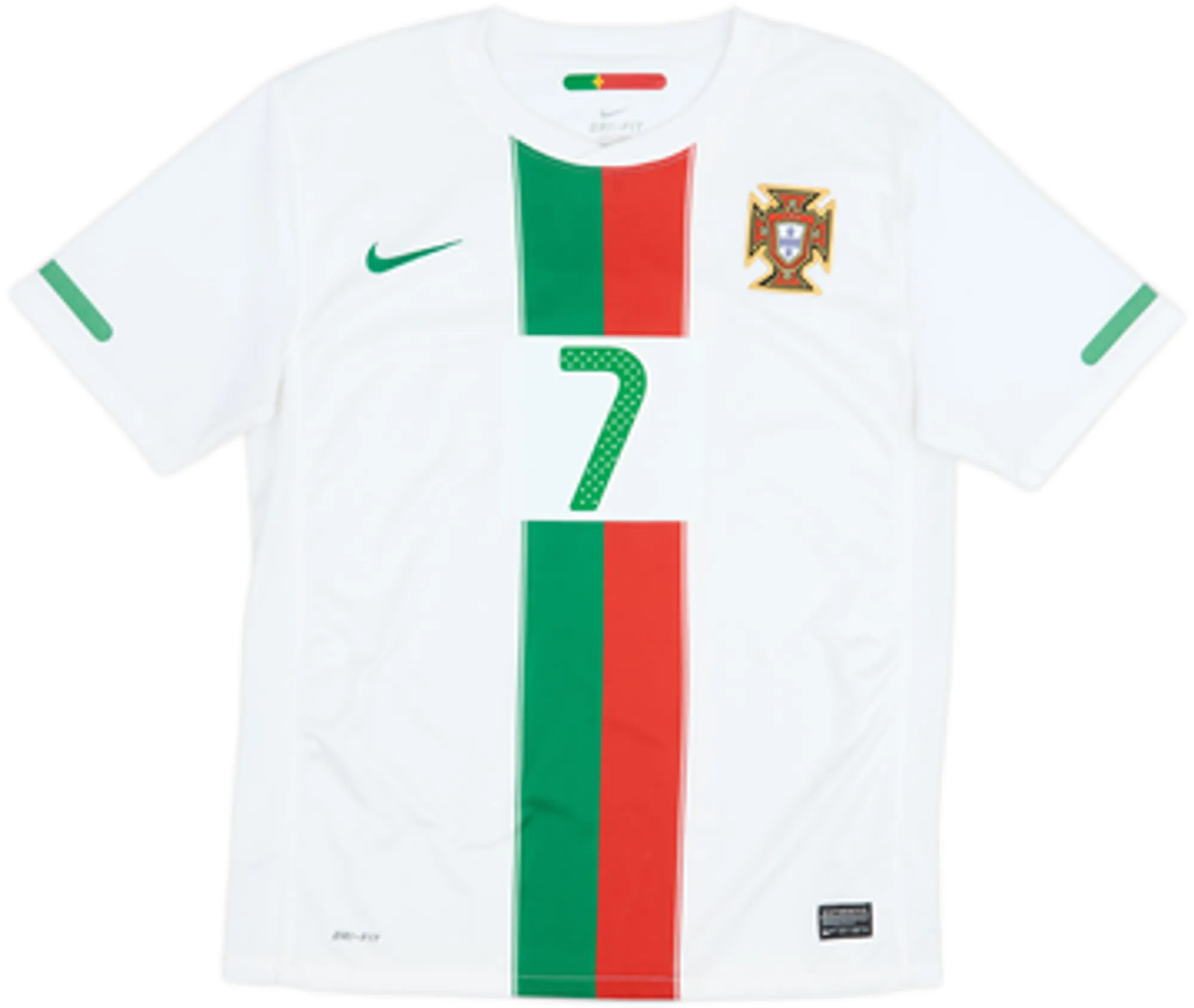 2010-11 Portugal Away Shirt Ronaldo #7 - 8/10 - (XL.Boys)