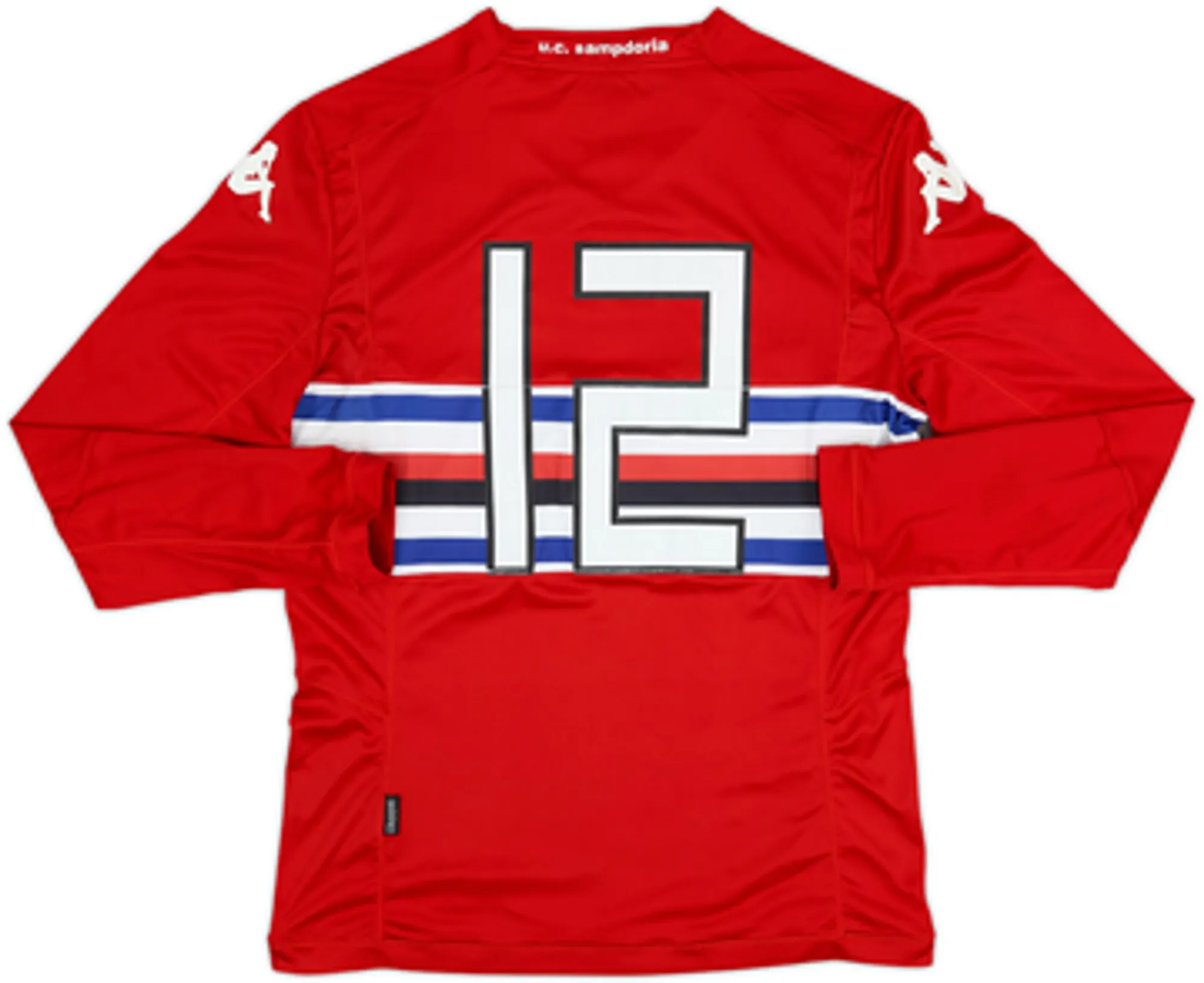 2014-15 Sampdoria Away L/S Shirt #12 - 6/10 - (L)