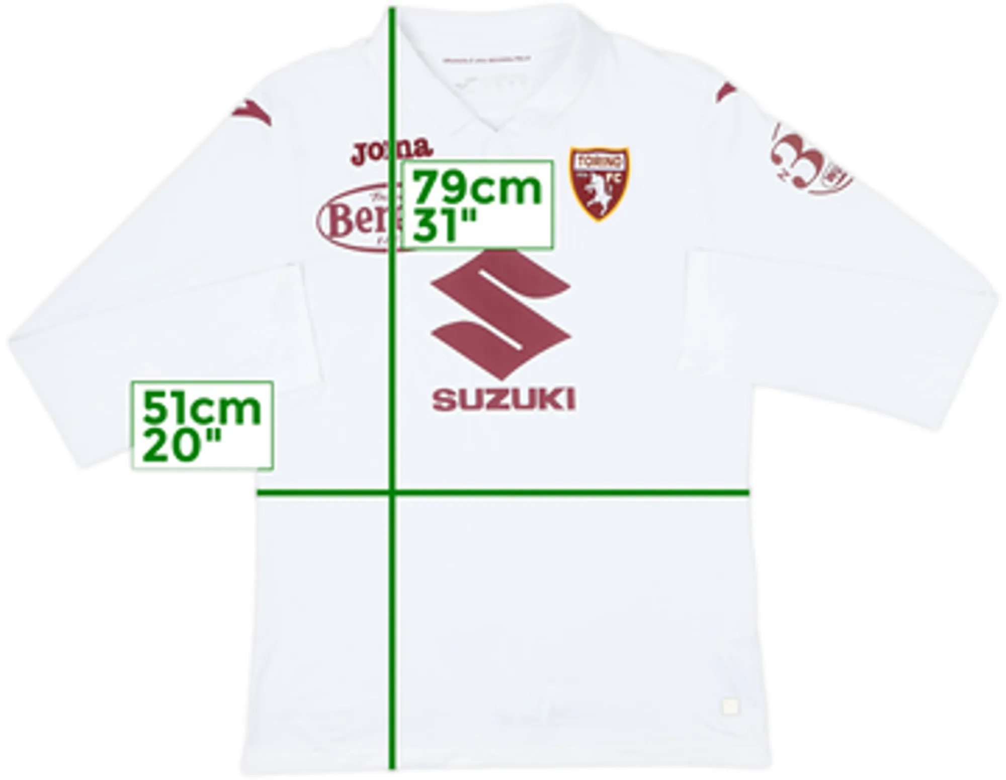 2020-21 Torino Away L/S Shirt - 8/10 - (L)