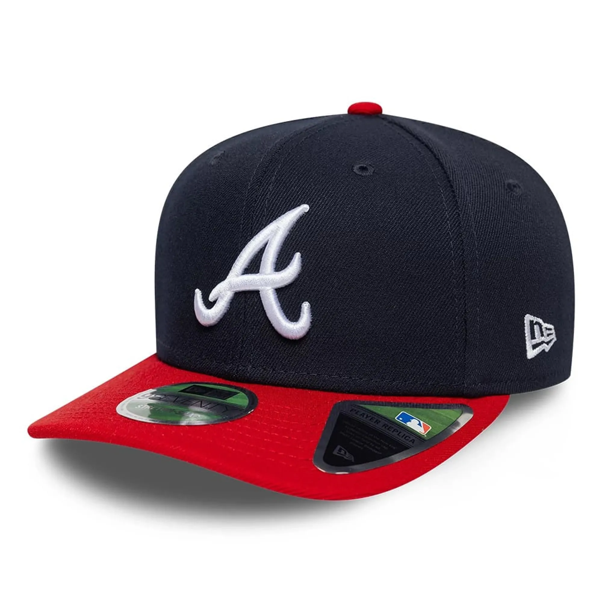 Atlanta Braves MLB Player Replica Navy 9SEVENTY Stretch Snap Adjustable Cap New Era Cap adult unisex