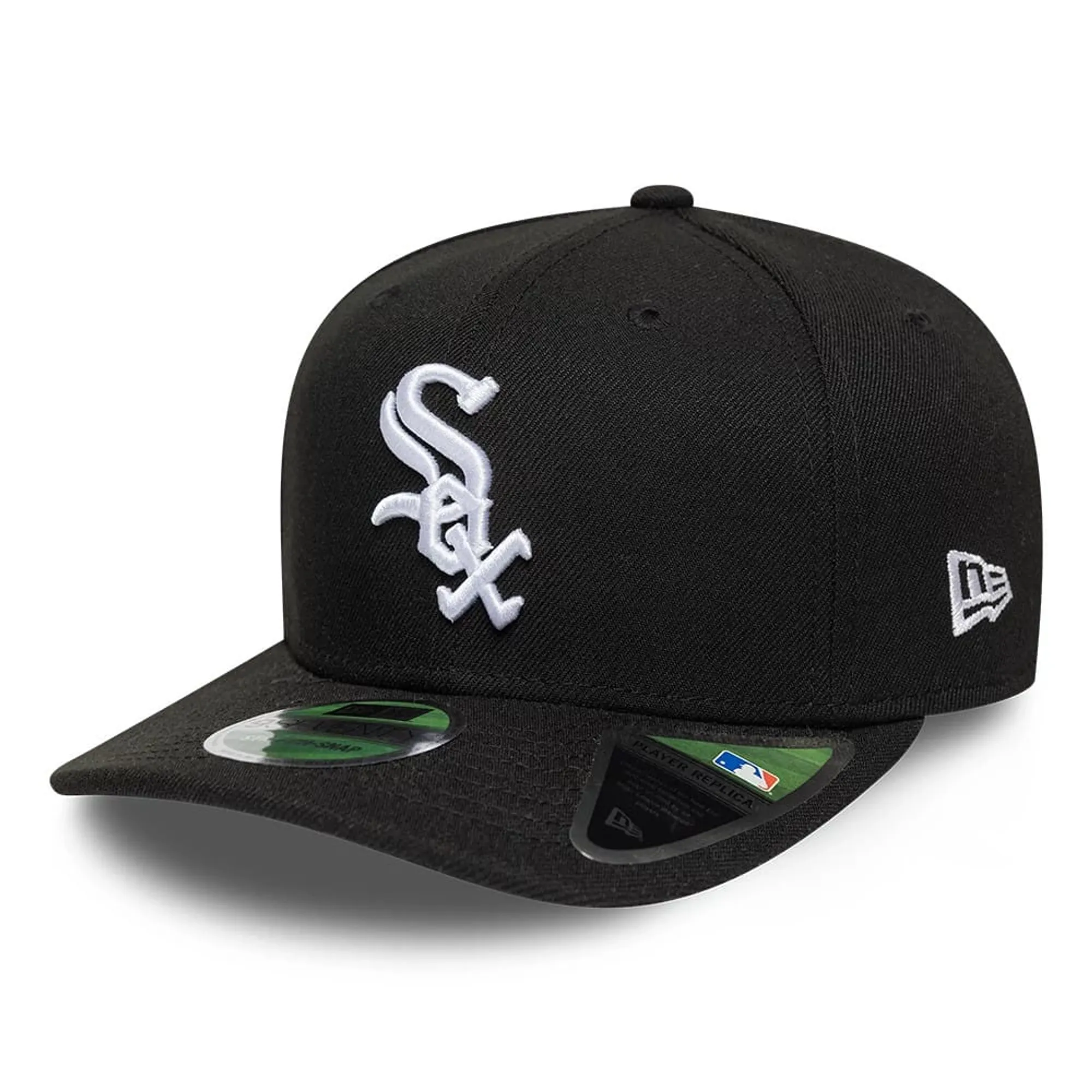 Chicago White Sox MLB Player Replica Black 9SEVENTY Stretch Snap Adjustable Cap New Era Cap adult unisex