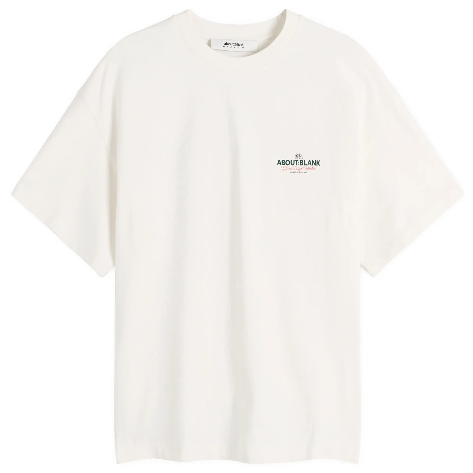 about:blank Men's Blazon T-Shirt Oat/Green/Red