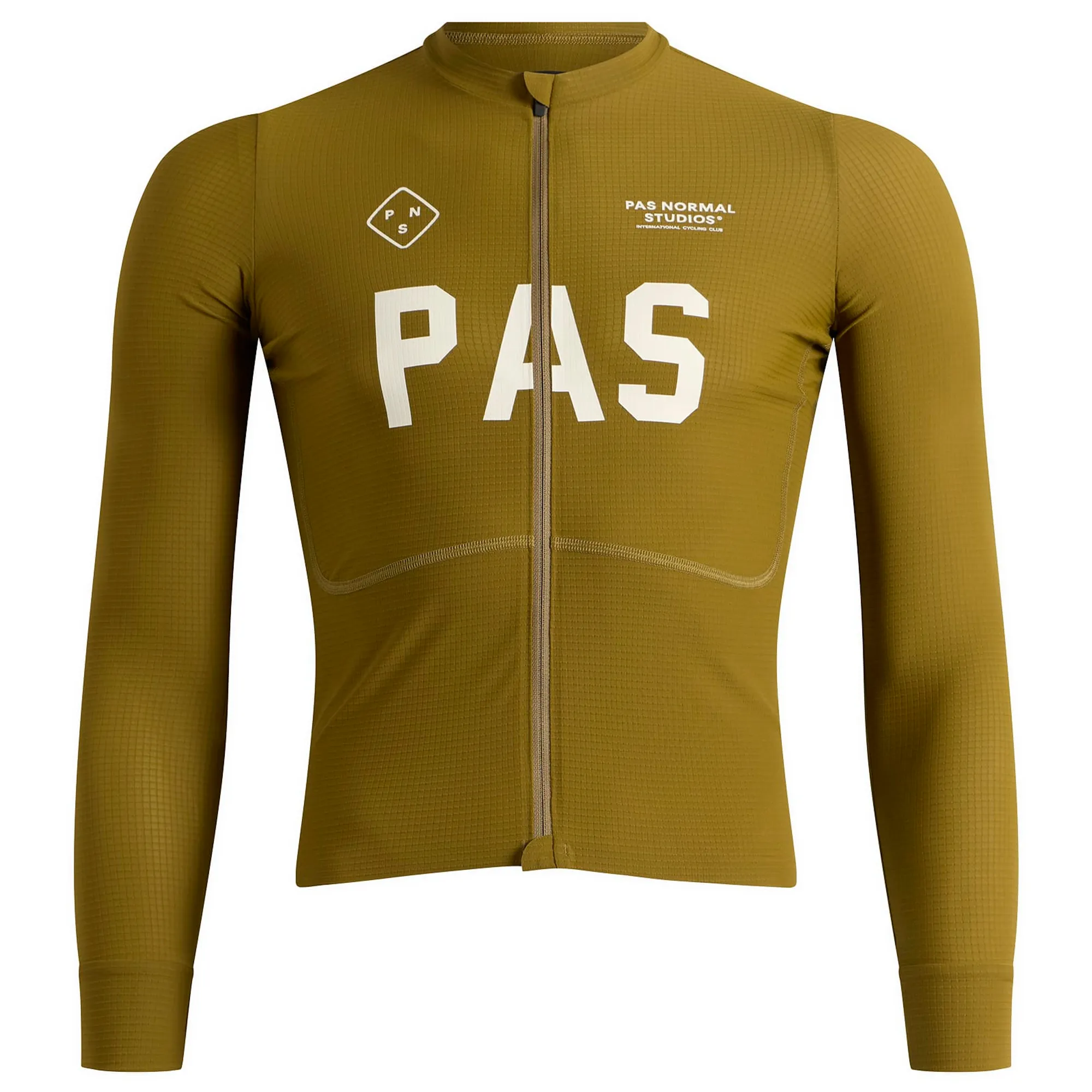 Pas Normal Studios Men's PAS Mechanism Pro Long Sleeve Jersey Khaki Green