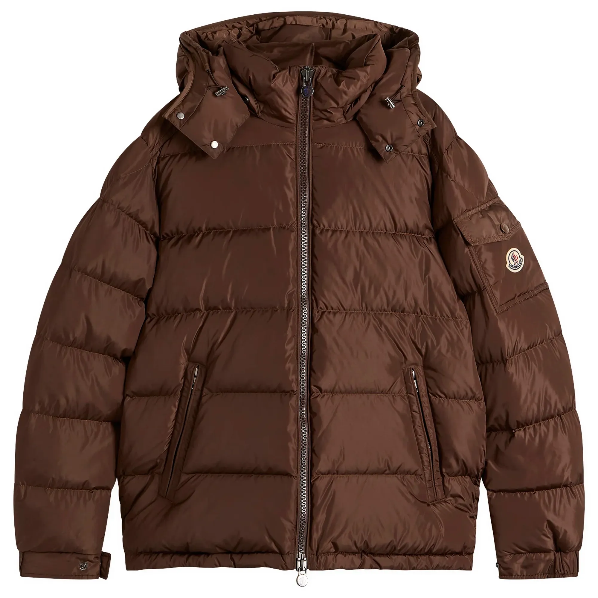 Moncler Men's Maya Matte Jacket Brown