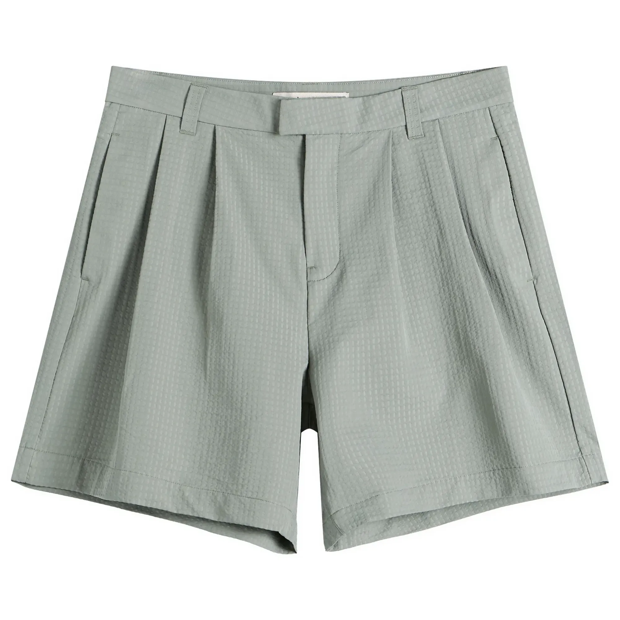 about:blank Men's Textured Shorts Sage