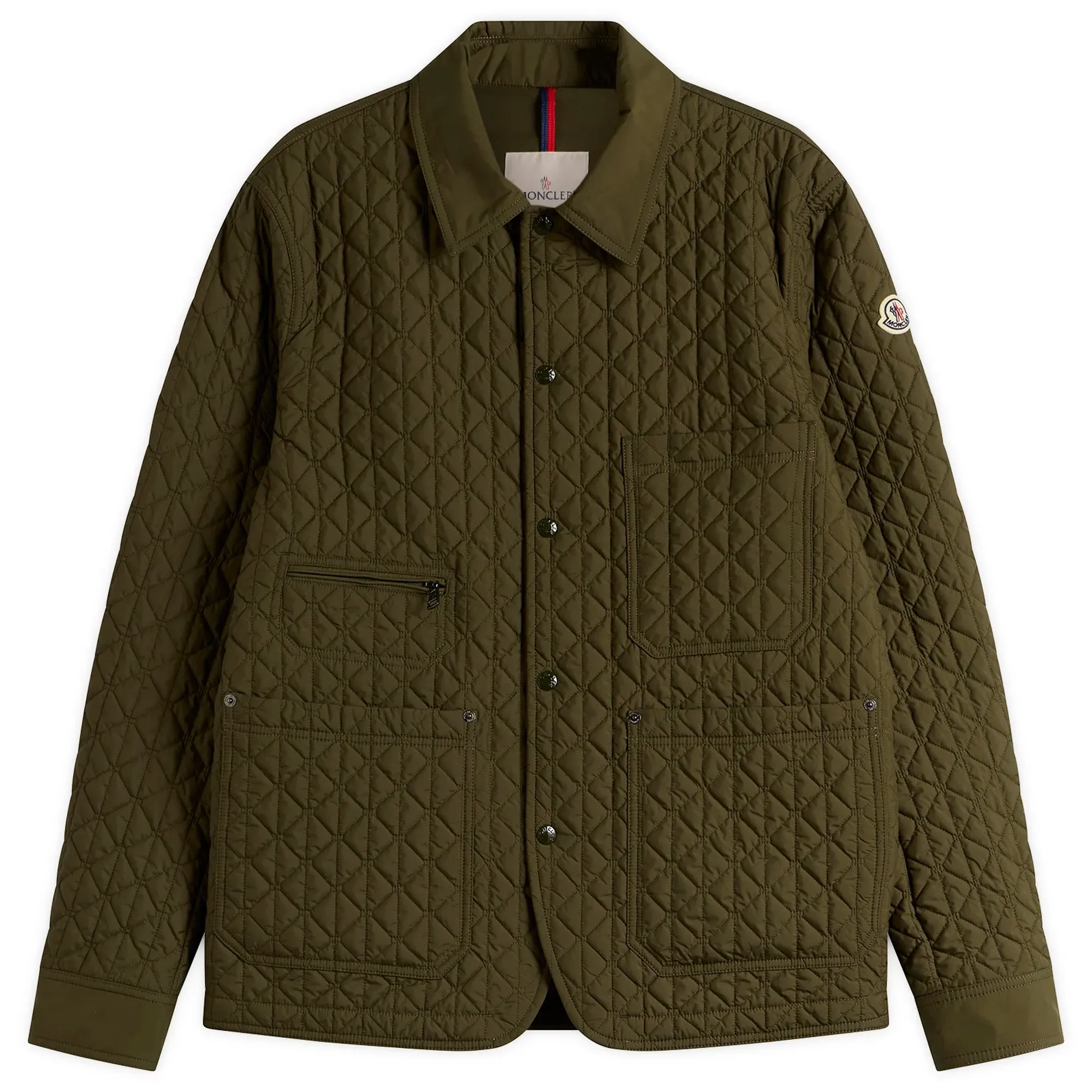 Moncler Men's Theoline Shirt Jacket Green