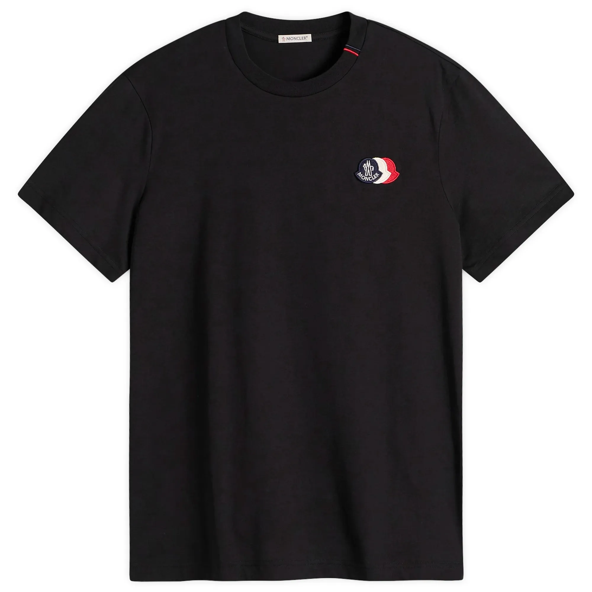 Moncler Men's Cotton Patch Logo T-Shirt Black