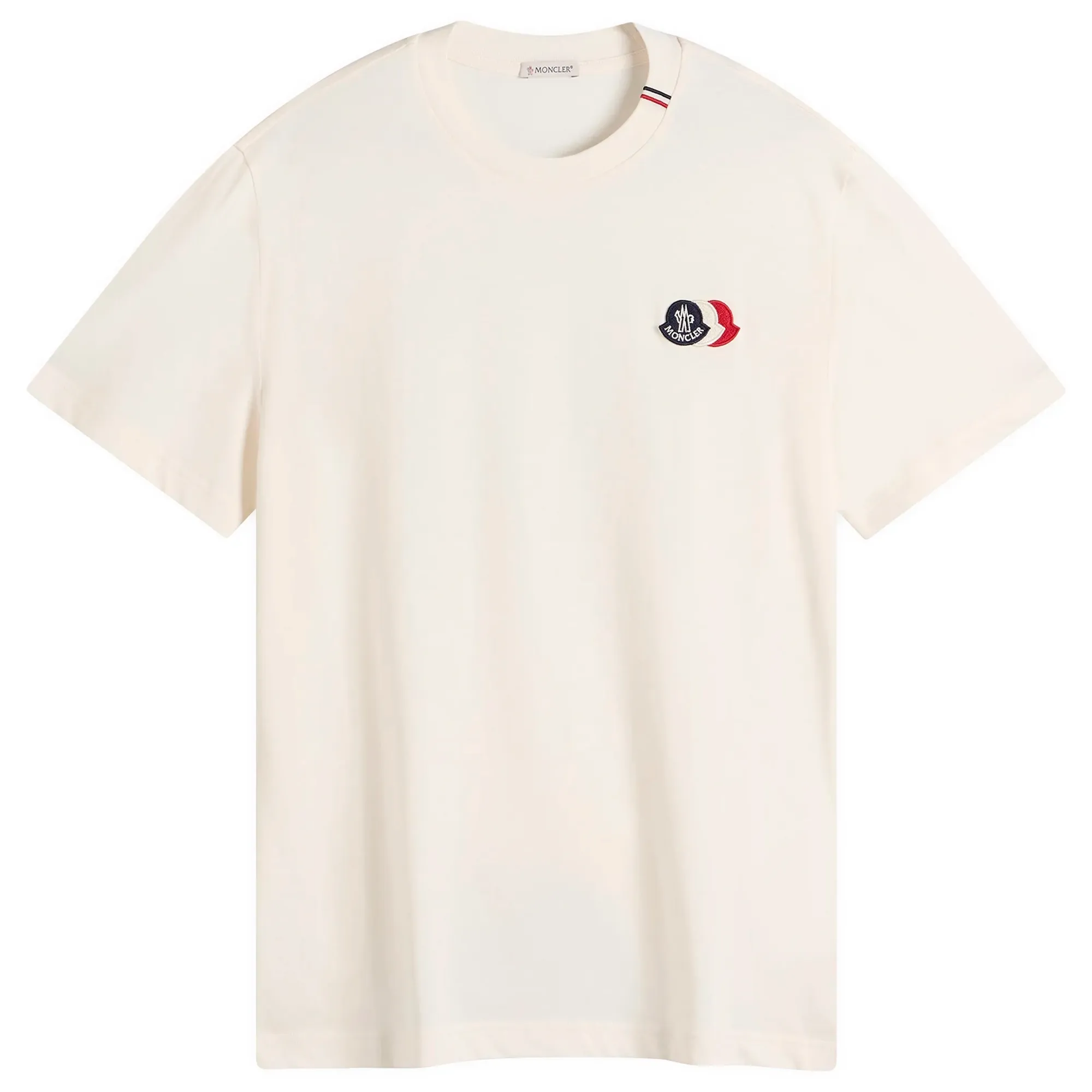 Moncler Men's Cotton Patch Logo T-Shirt White