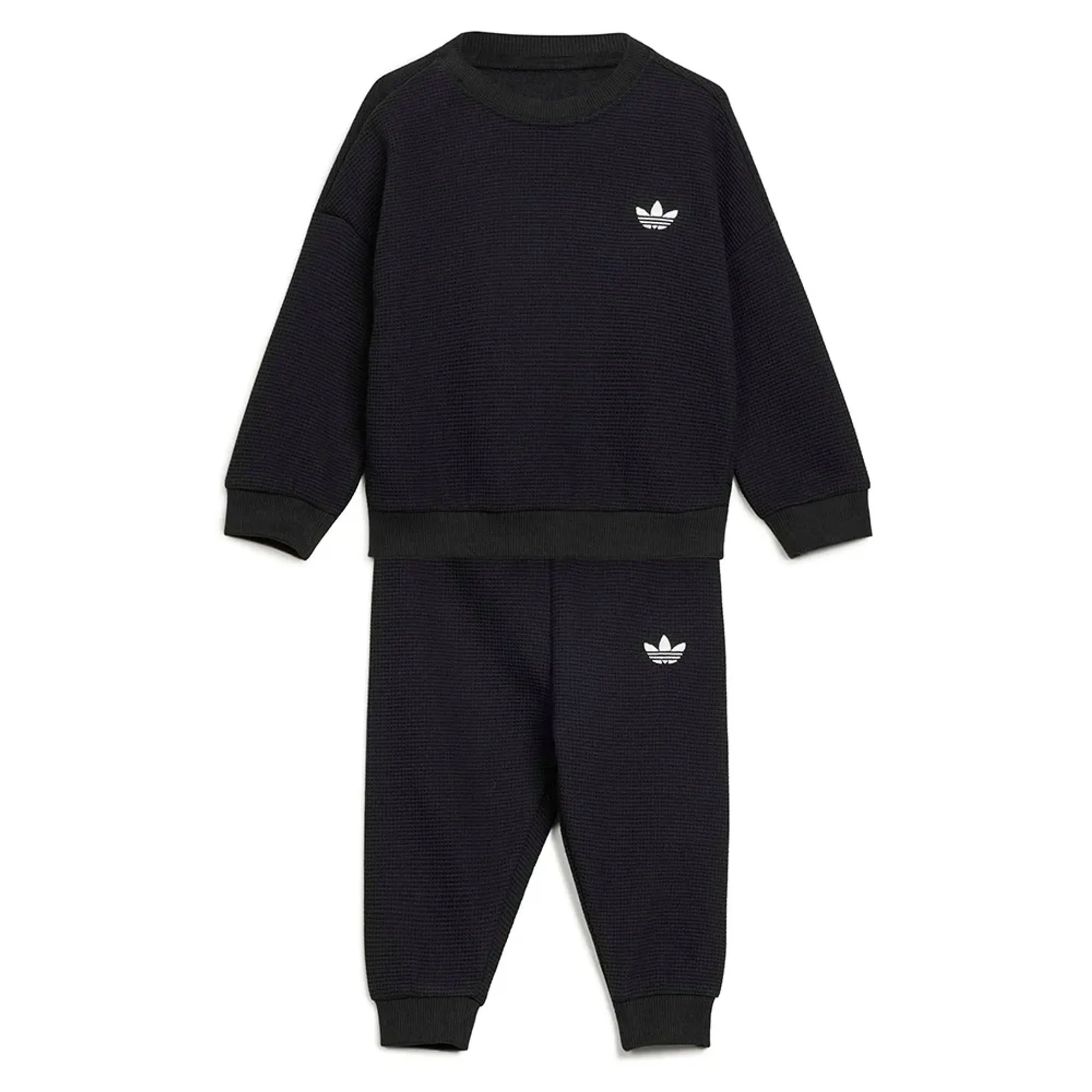 Adidas Originals Loose Waffle Sweat Jogger Set