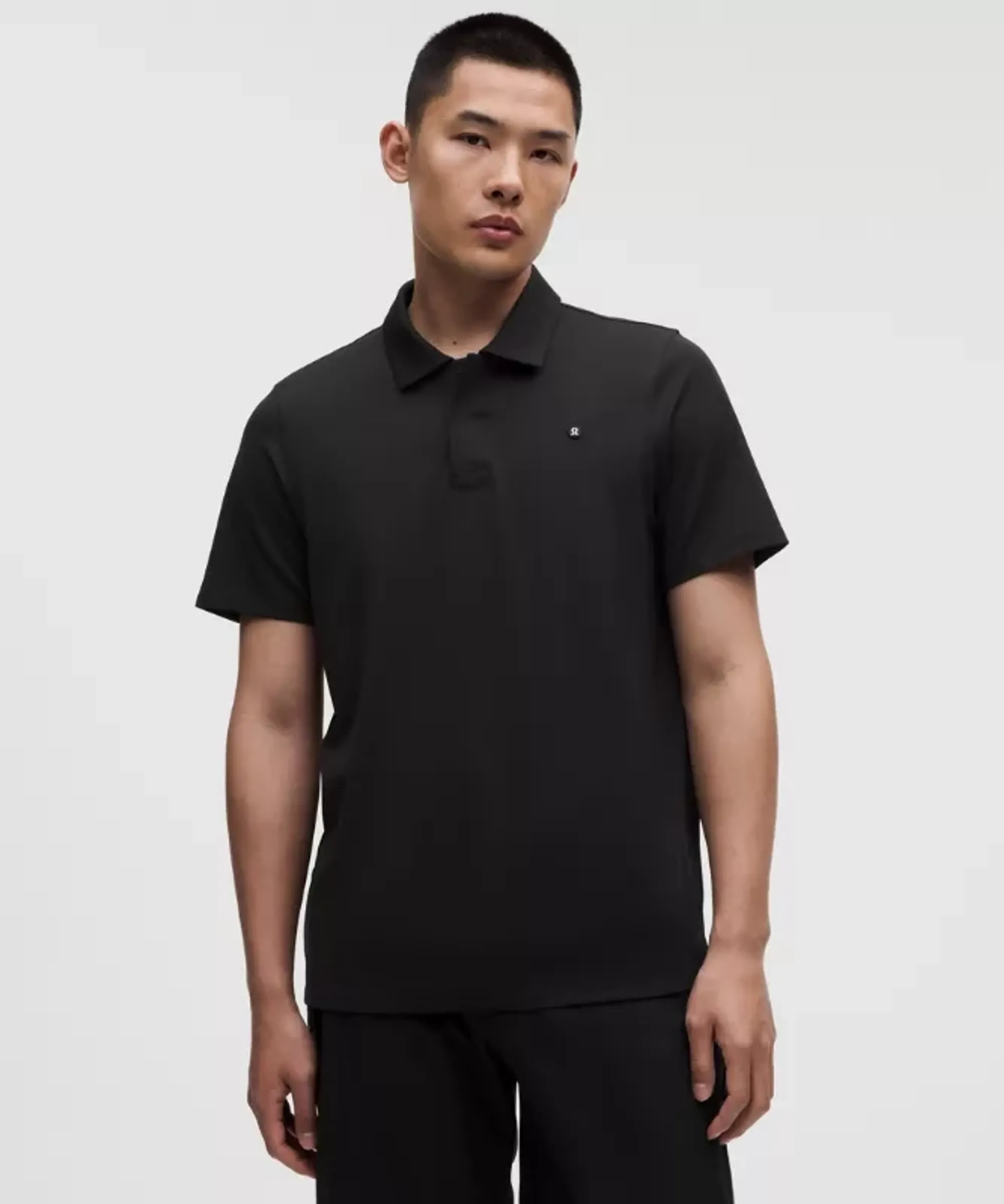 lululemon – Men's ShowZero Classic-Fit Polo Shirt – Color Black – Size XS