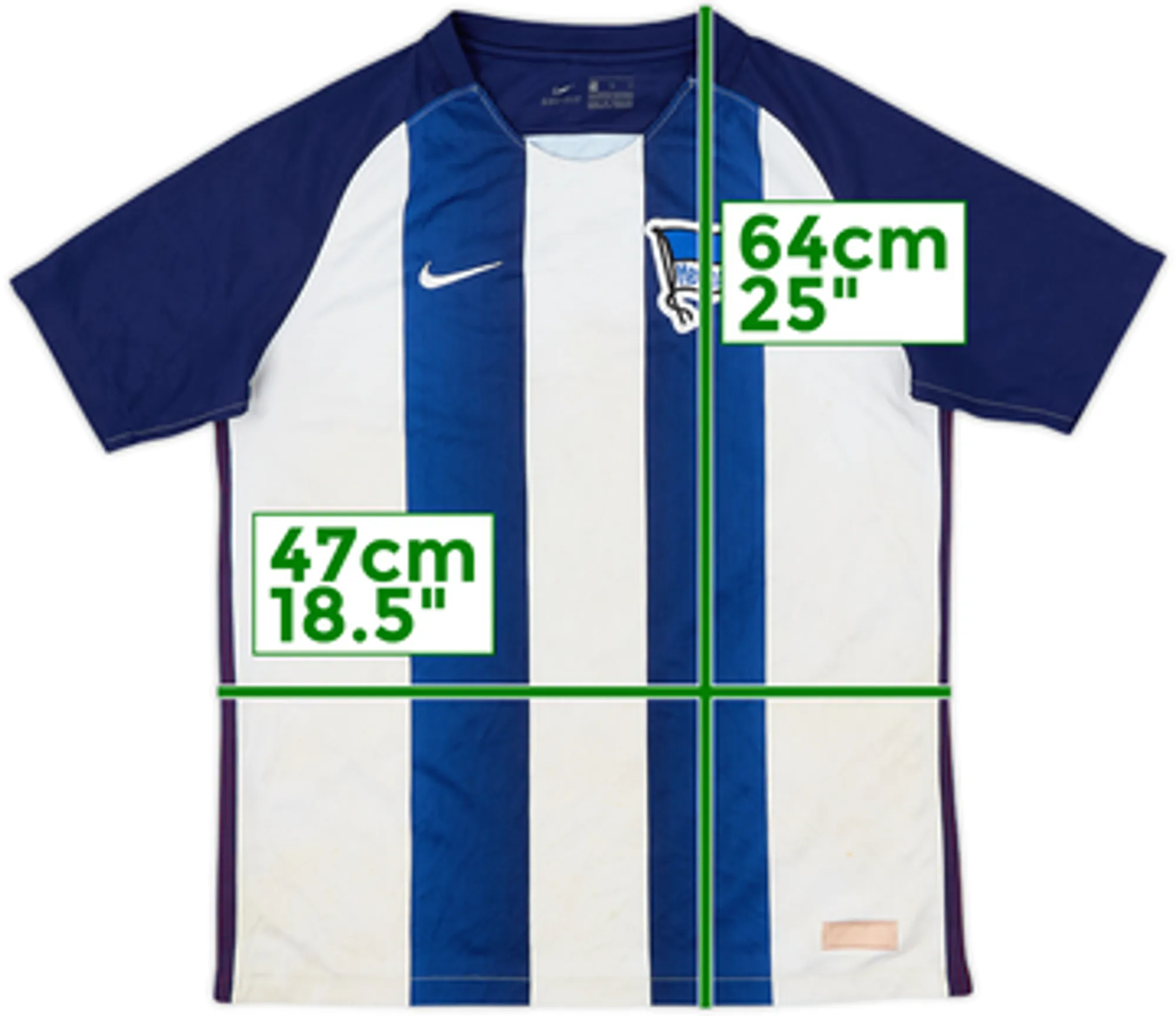 2016-17 Hertha Berlin Home Shirt - 4/10 - (XL.Boys)