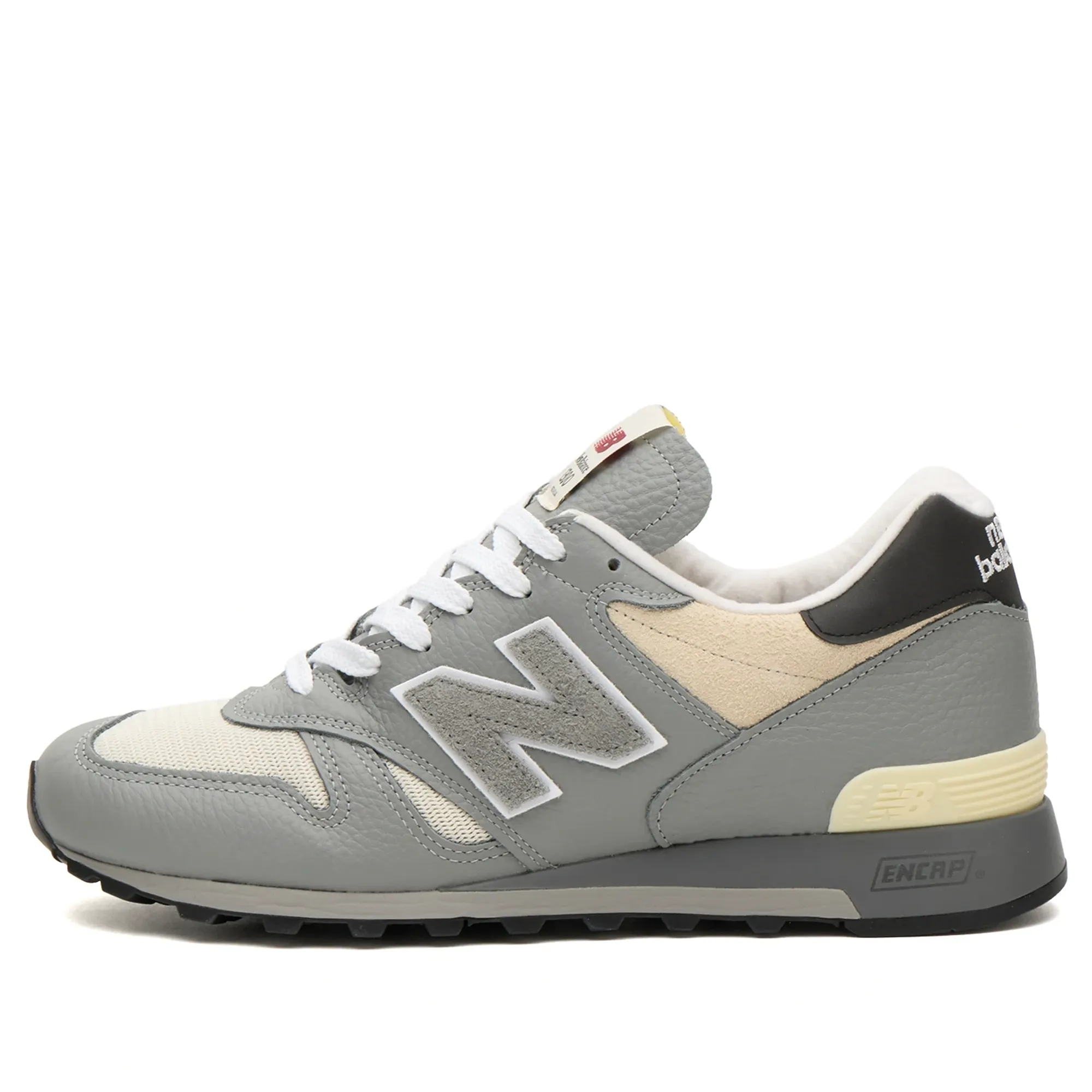 New Balance Unisex Made in USA 1300 in Grey/Beige Leather