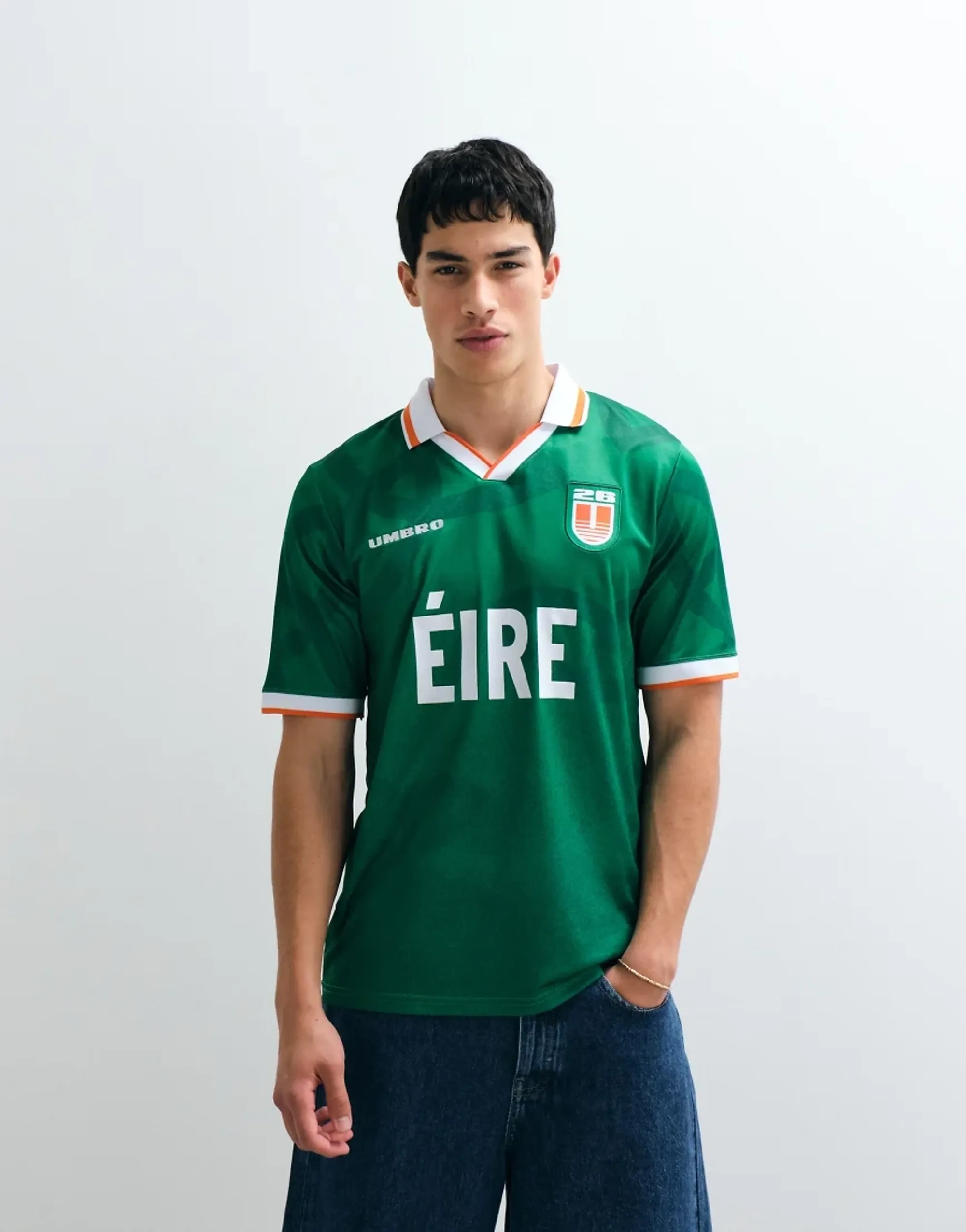 Umbro Republic of Ireland Mens SS Home Shirt
