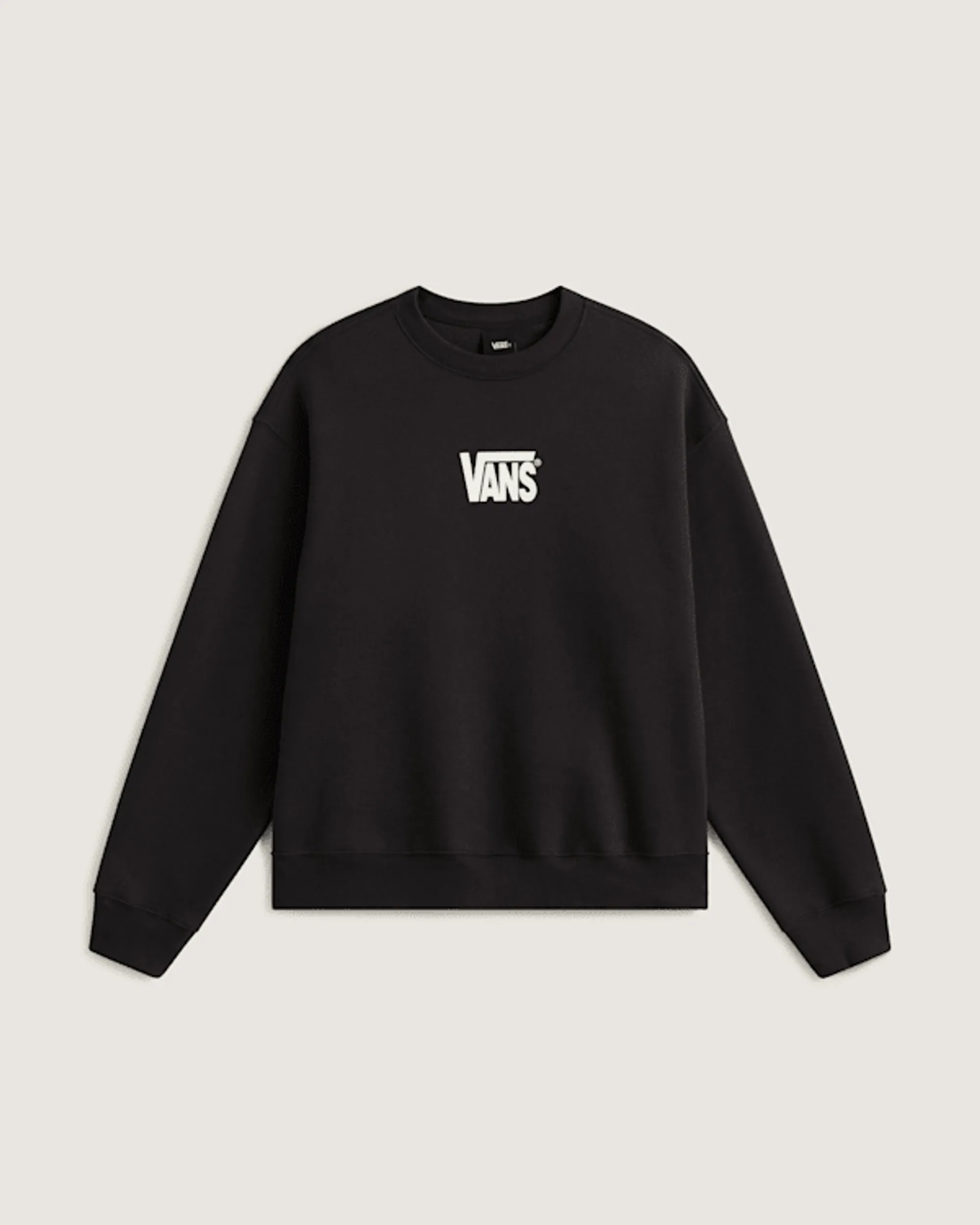 Vans - Stretch Logo Crew Sweatshirt, Man, Black