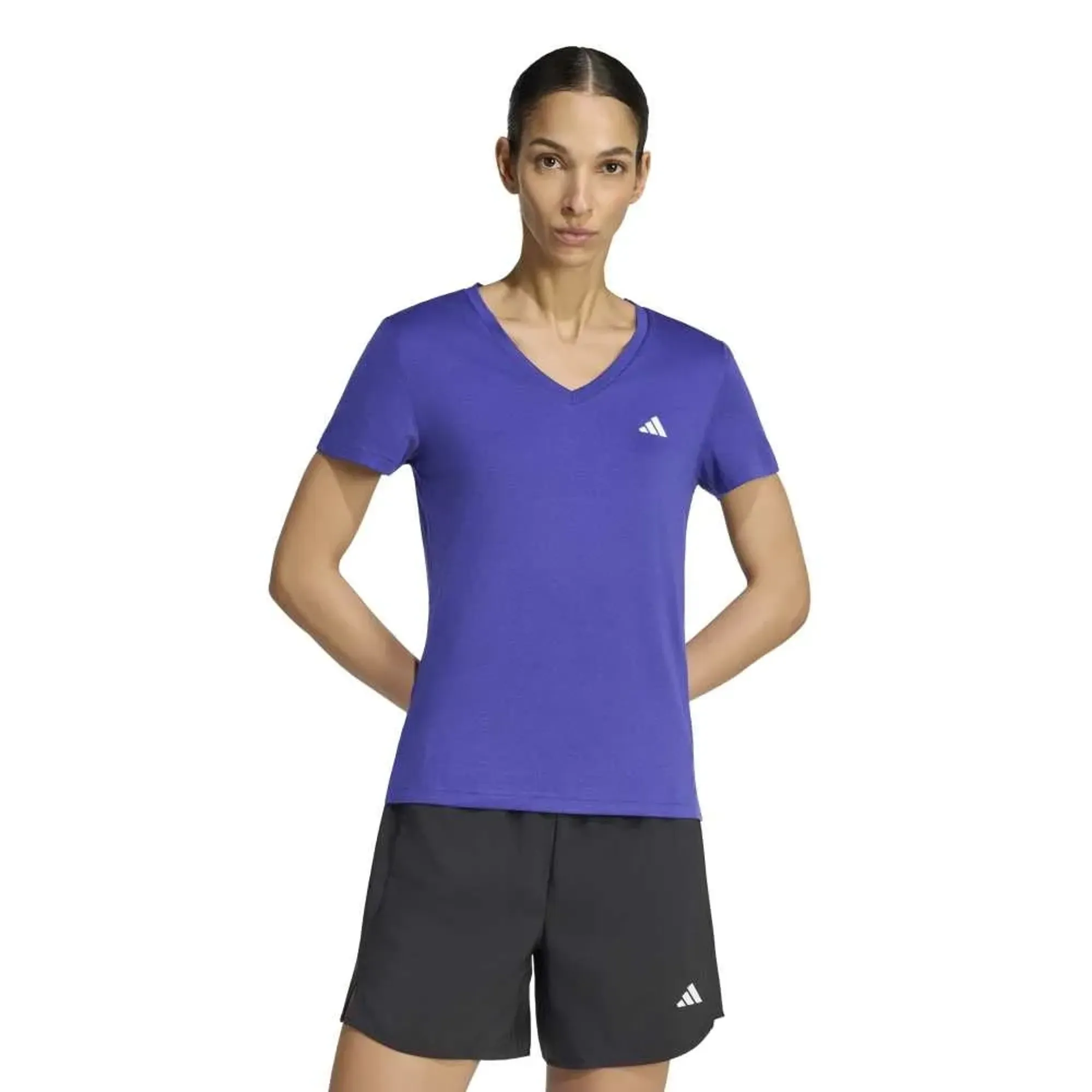 Adidas Workout Essentials V-neck Short Sleeve T-shirt