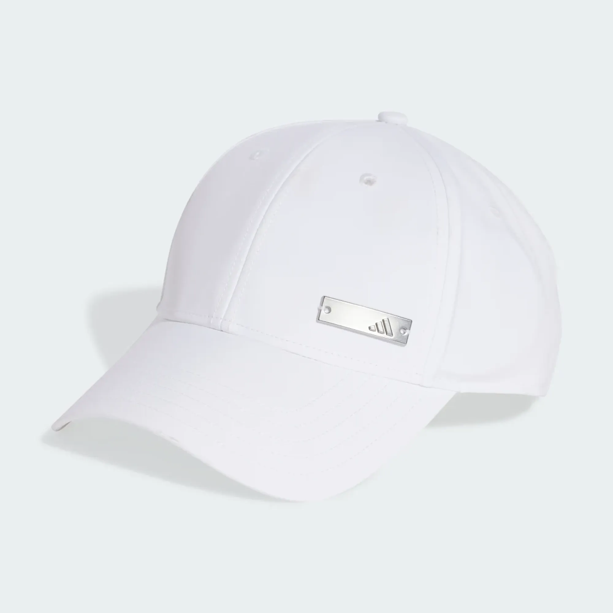 Adidas Training Baseball Cap With Metal Tab In White