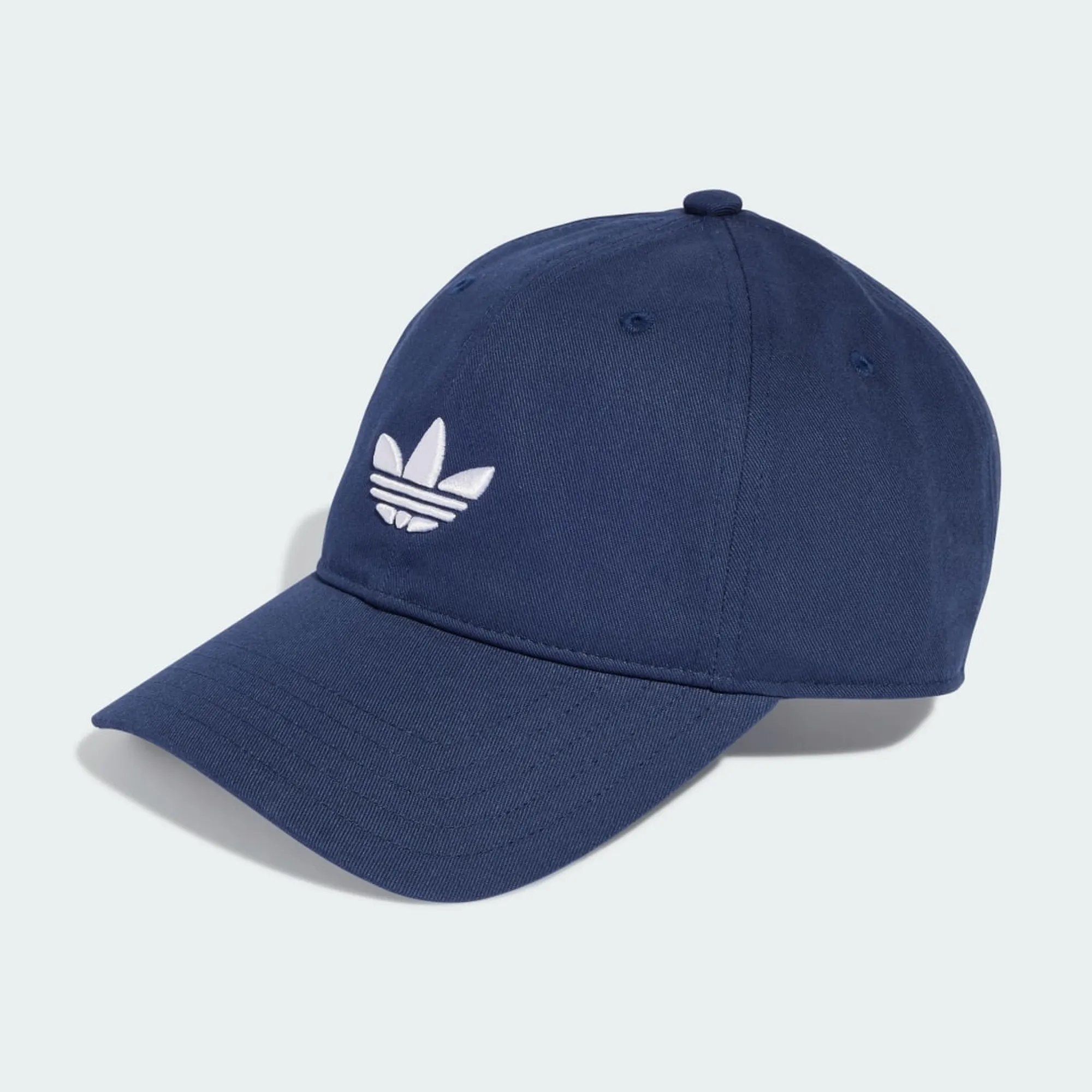 Adidas Originals Trefoil Baseball Cap In Navy