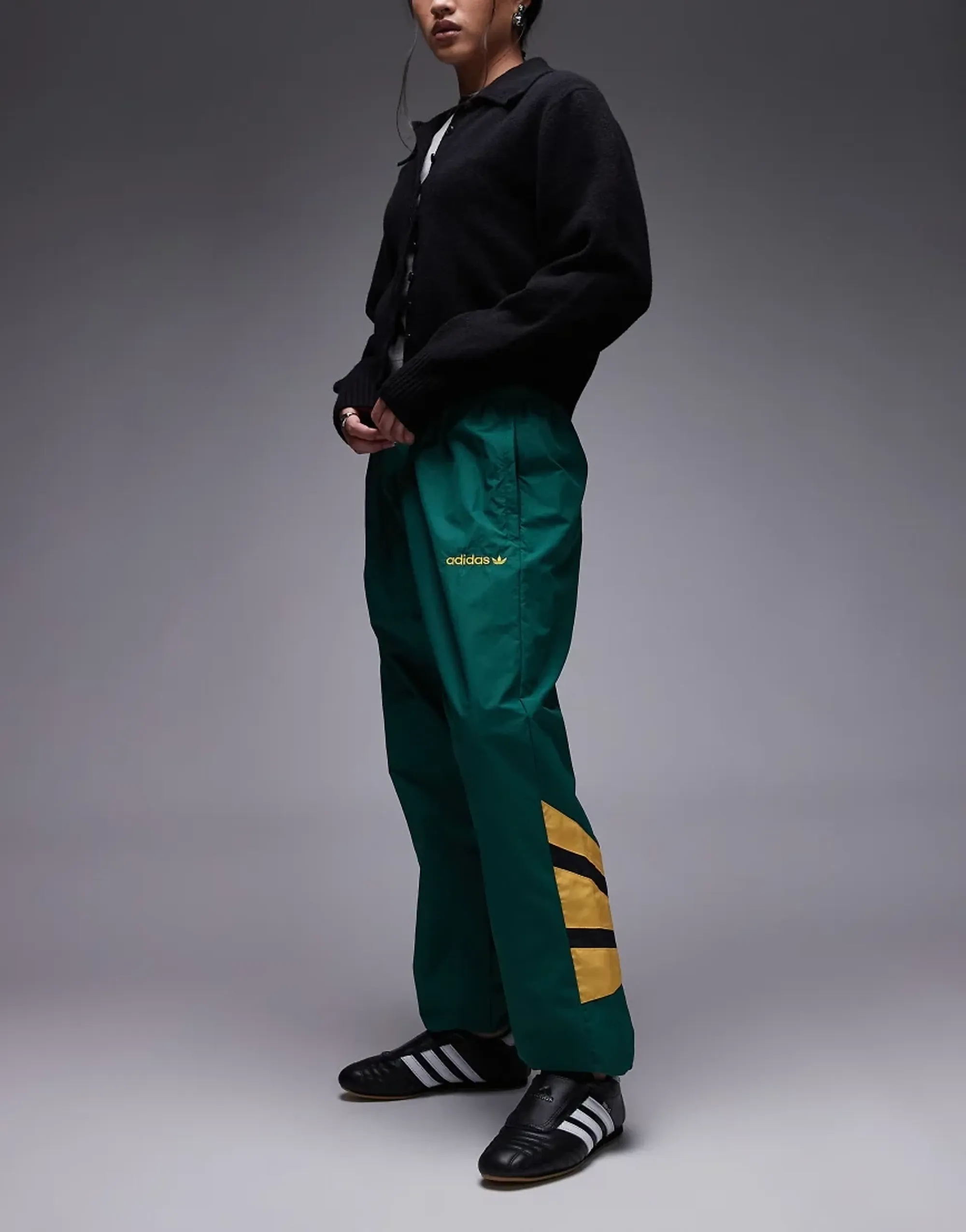 adidas Originals Pants Adidas Santiago Track Tracksuit Bottoms Collegiate Green Xl