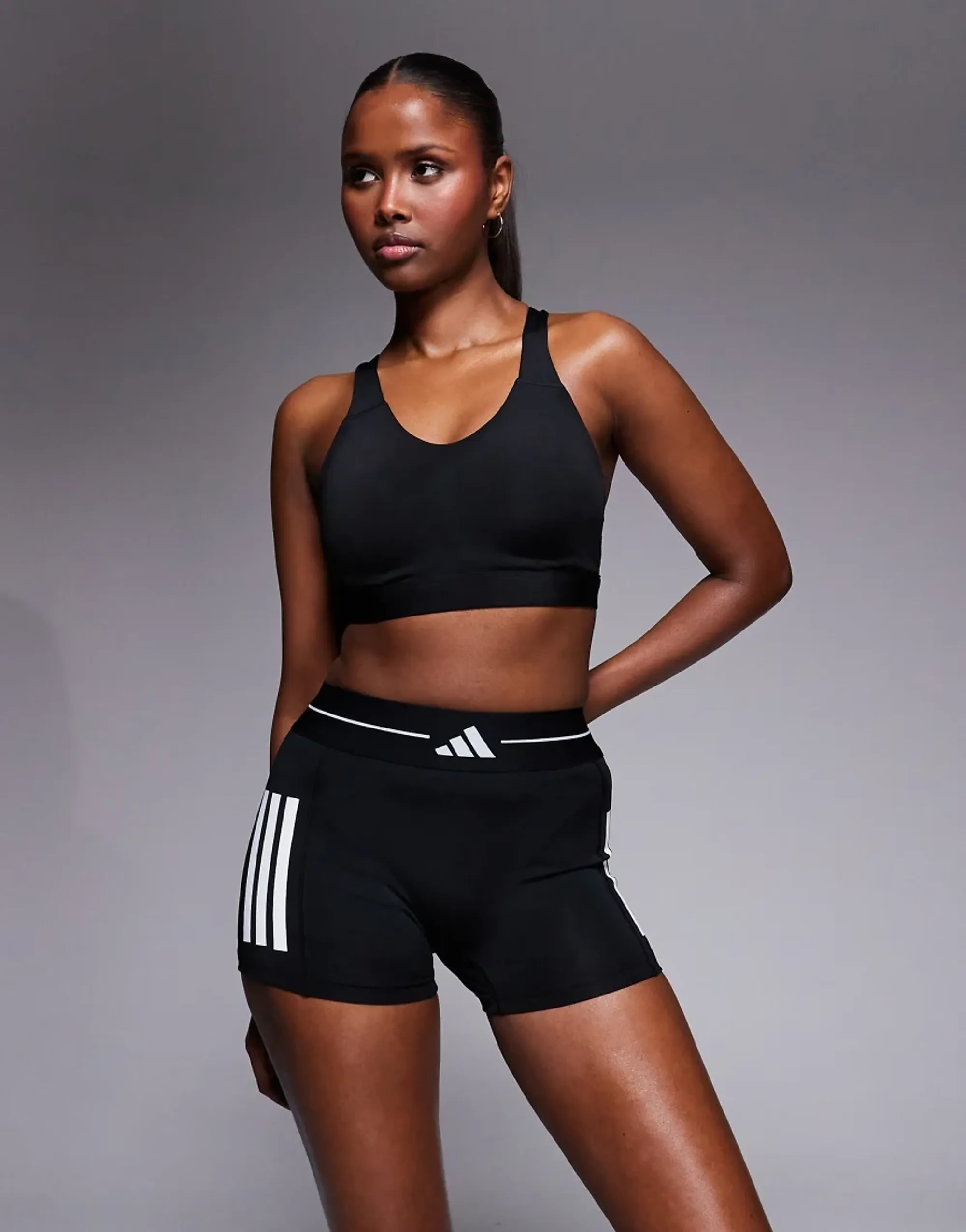 Adidas Optime Essentials Workout High Impact Sports Bra